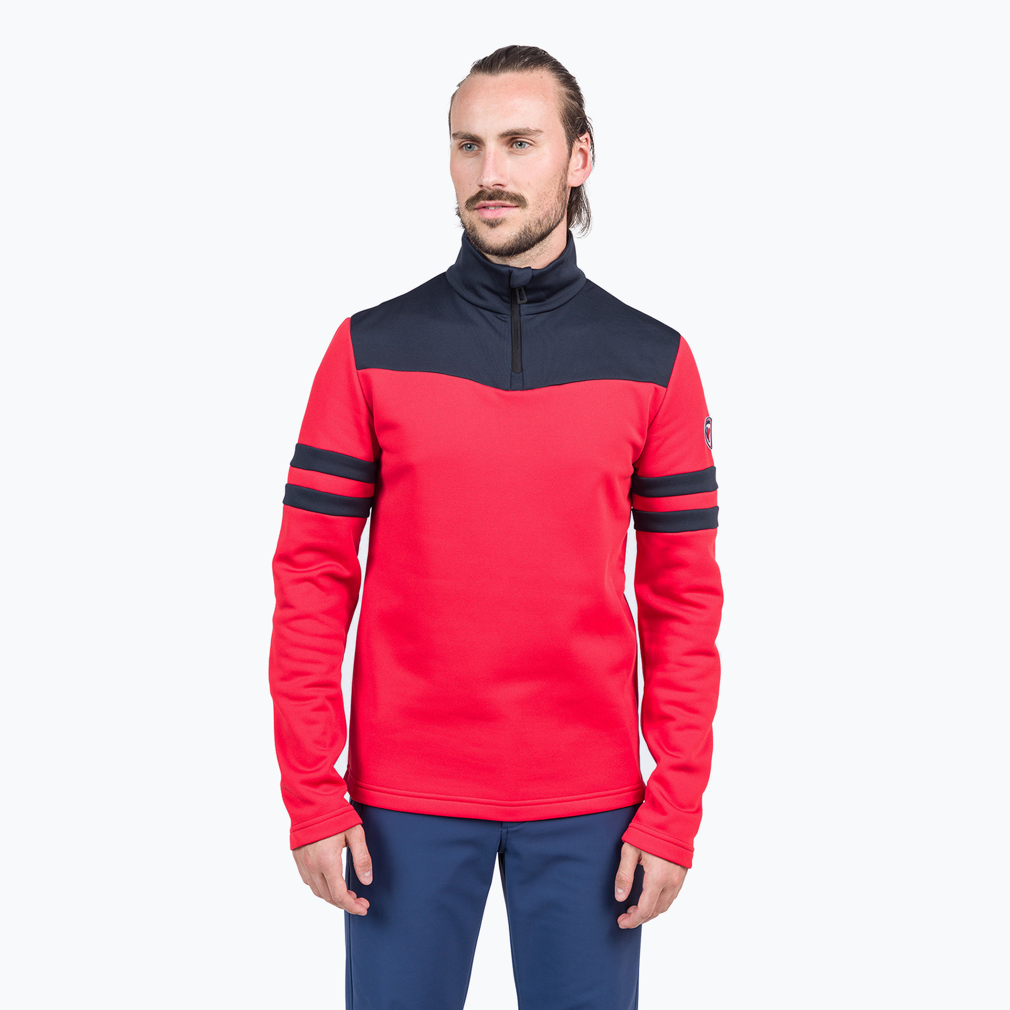 Rossignol Resort 1/2 Zip športové tričko červené (Resort 1/2 Zip RLMML23)