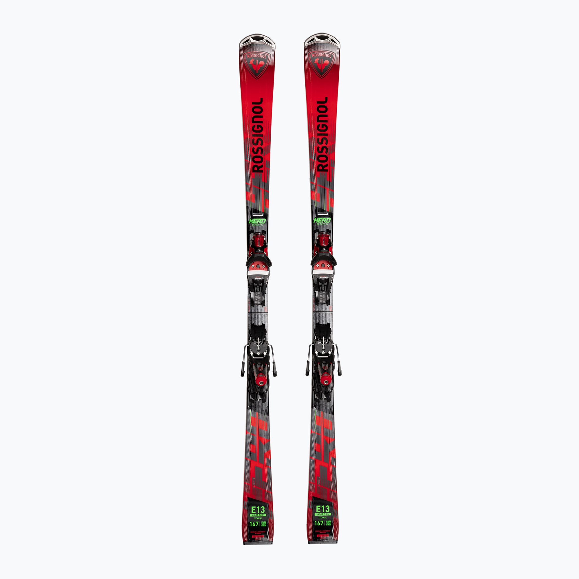 Rossignol Hero Elite STI K ски за спускане   връзки SPX14 черни/червени