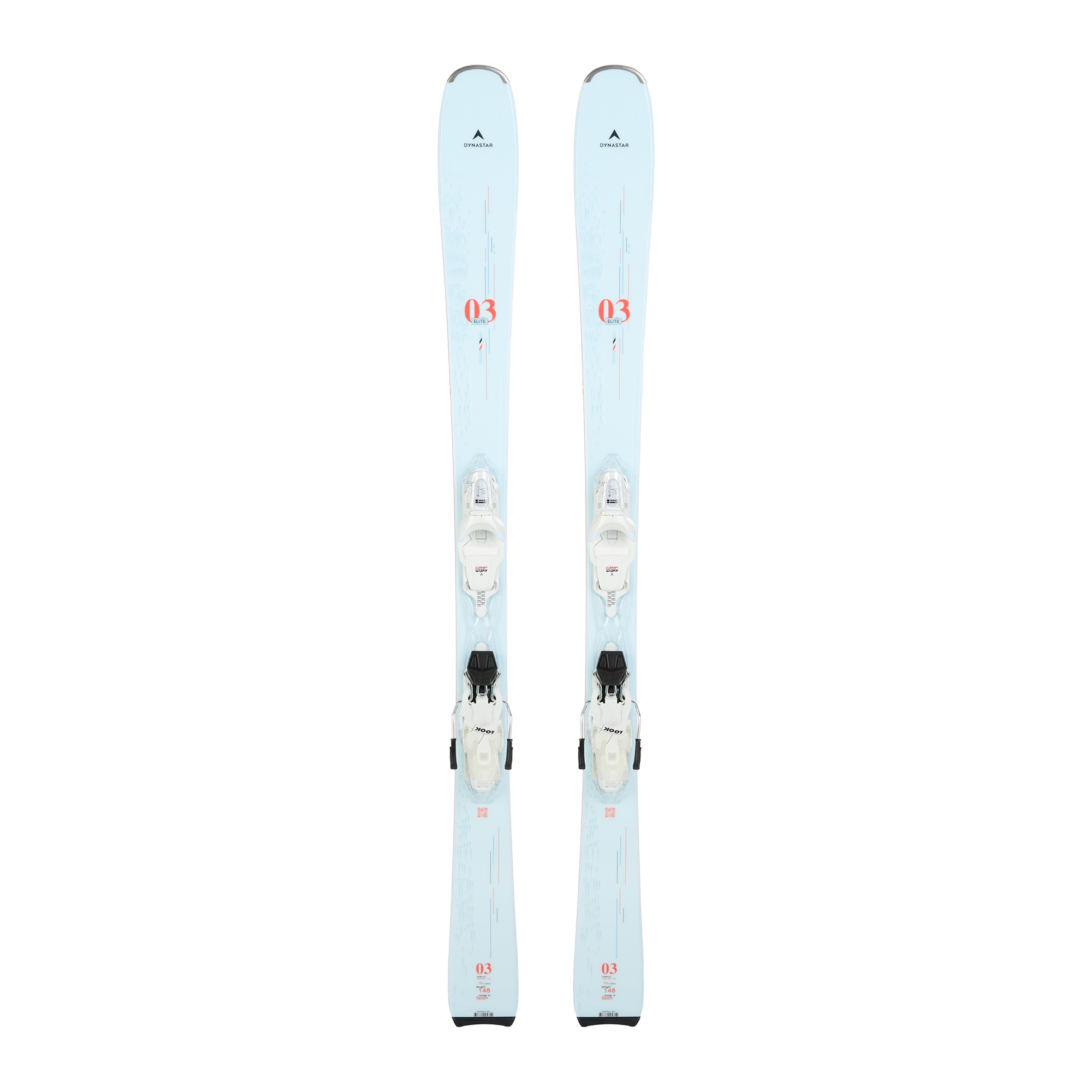 Sci da discesa femminile Dynastar E Lite 3 Xpress + attacchi Xpress W 11 GW (148 cm) (E Lite 3 Xpress + Xpress W 11 GW DRNX502)