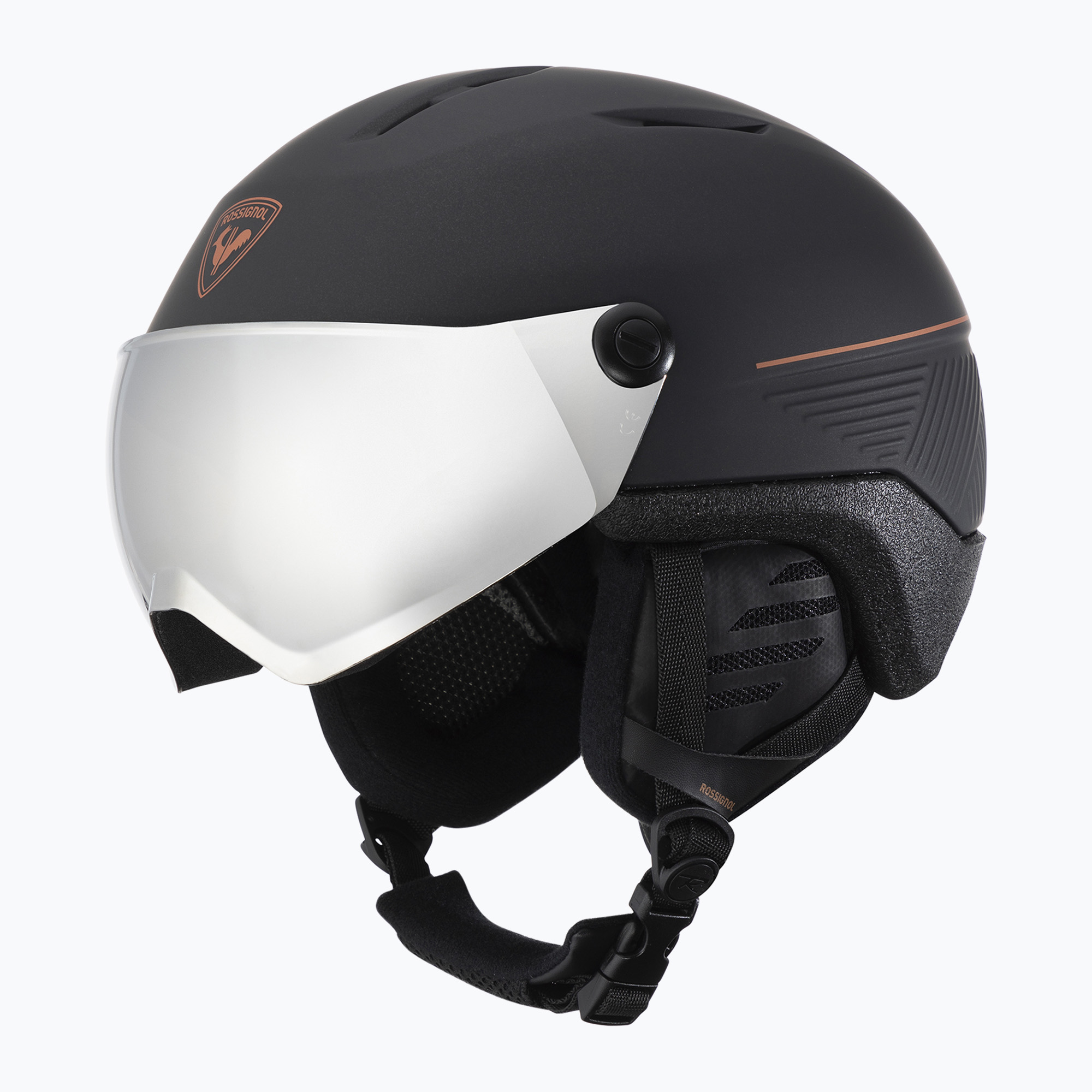 Ски каска Rossignol Fit Visor Impacts Photo black