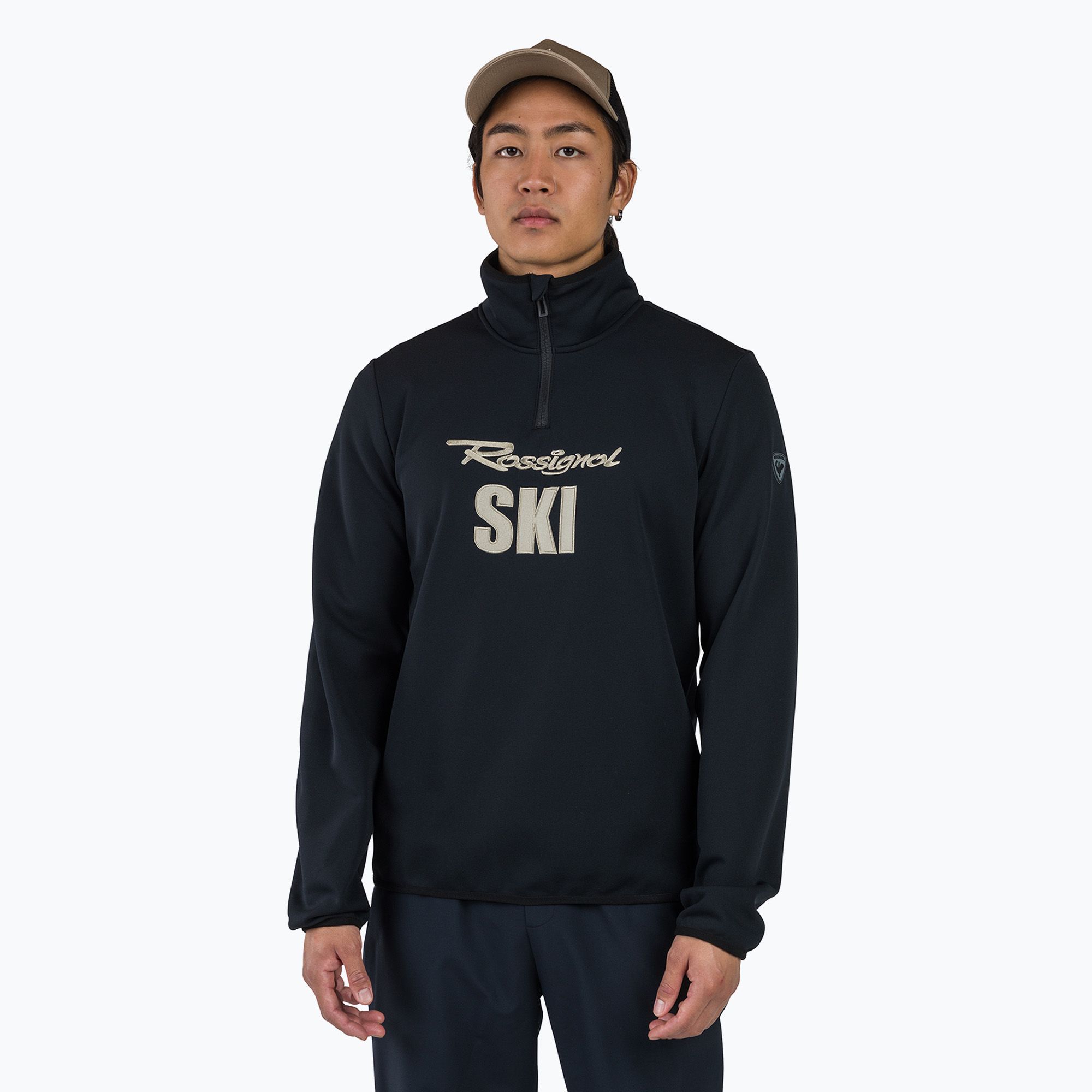 Pánska mikina Rossignol Signature Ski Hz Fleece black (Signature Ski Hz Fleece RLNML16_200)
