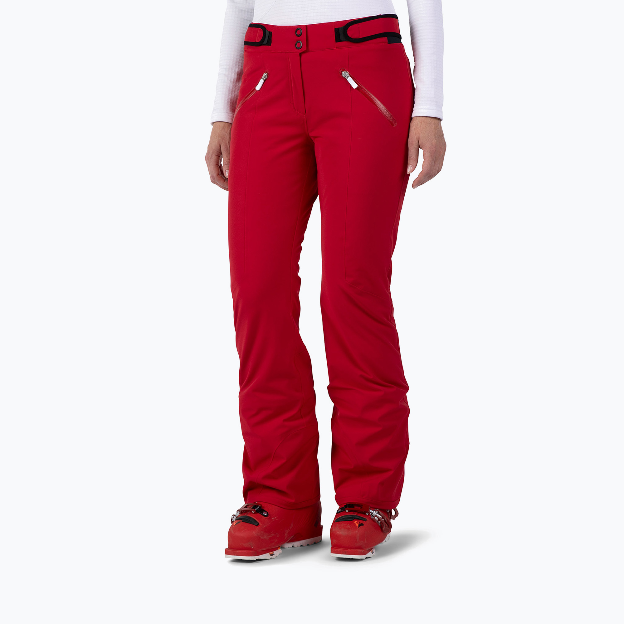 Pantaloni da sci Rossignol da donna Blackside rosso rubino (S) (Blackside RLNWP01)