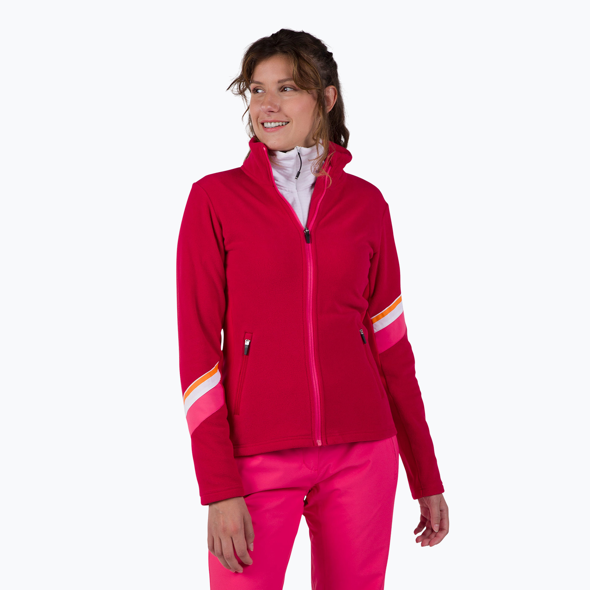 Dámska mikina Rossignol Strawpile Fleece Fz ruby red (Strawpile Fleece Fz RLNWL06_35M)