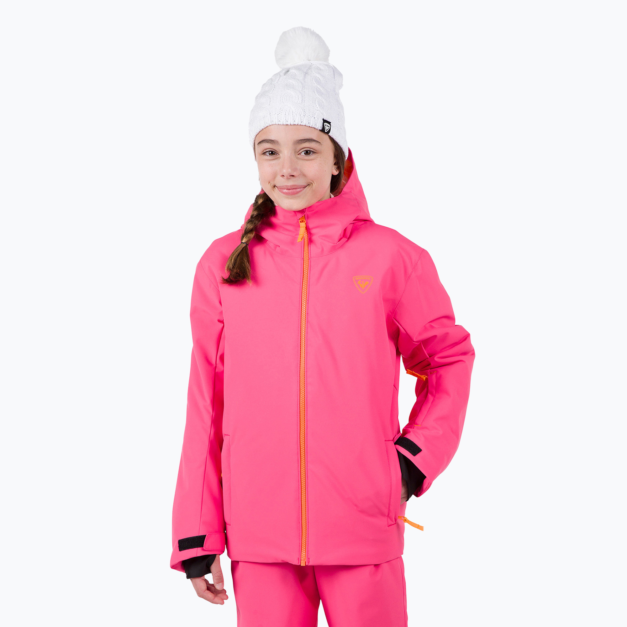 Detská lyžiarska bunda Rossignol Jr Strawpile tea rose (Strawpile Jr RLNYJ06)
