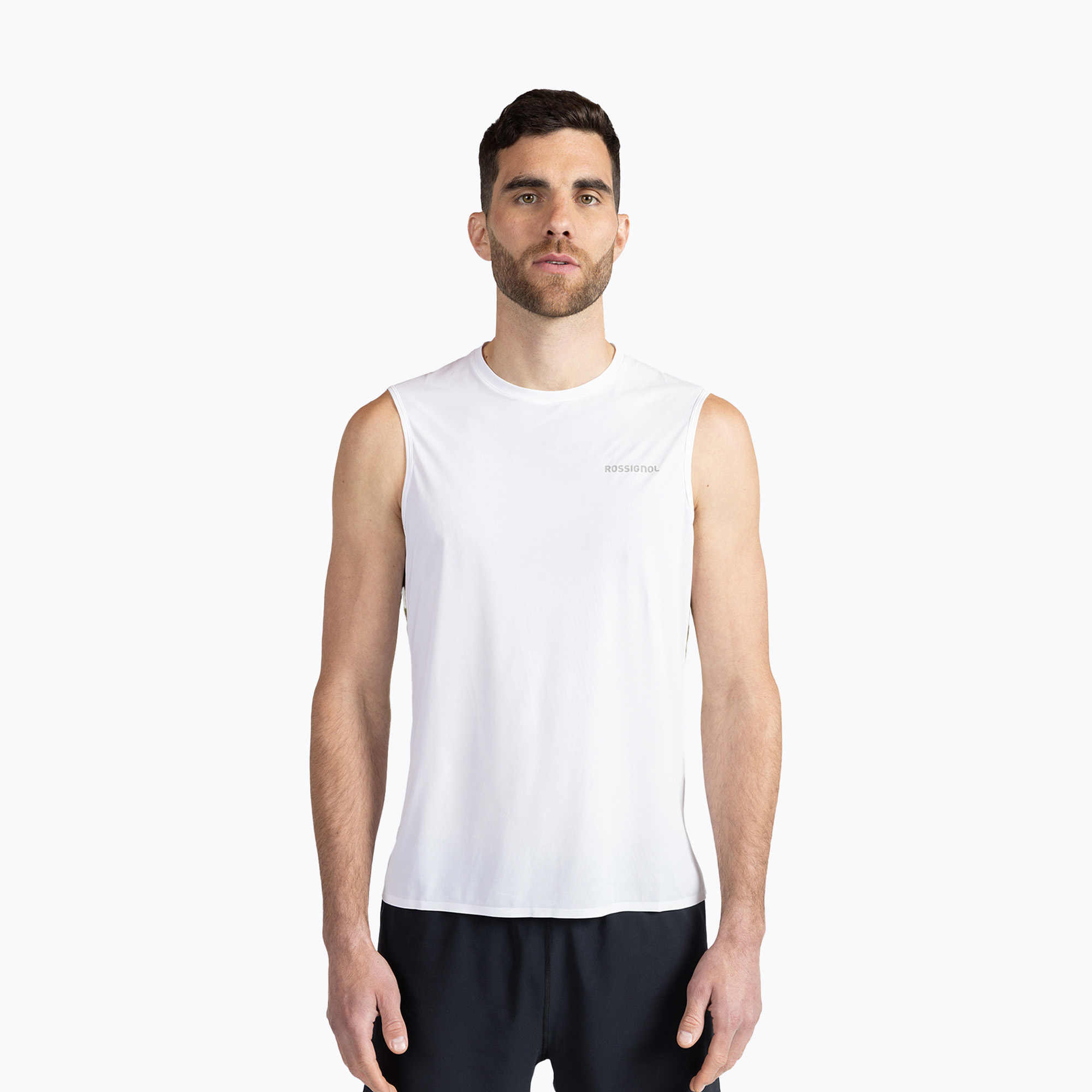 Koszulka do biegania męska Rossignol Sapa Tank white 