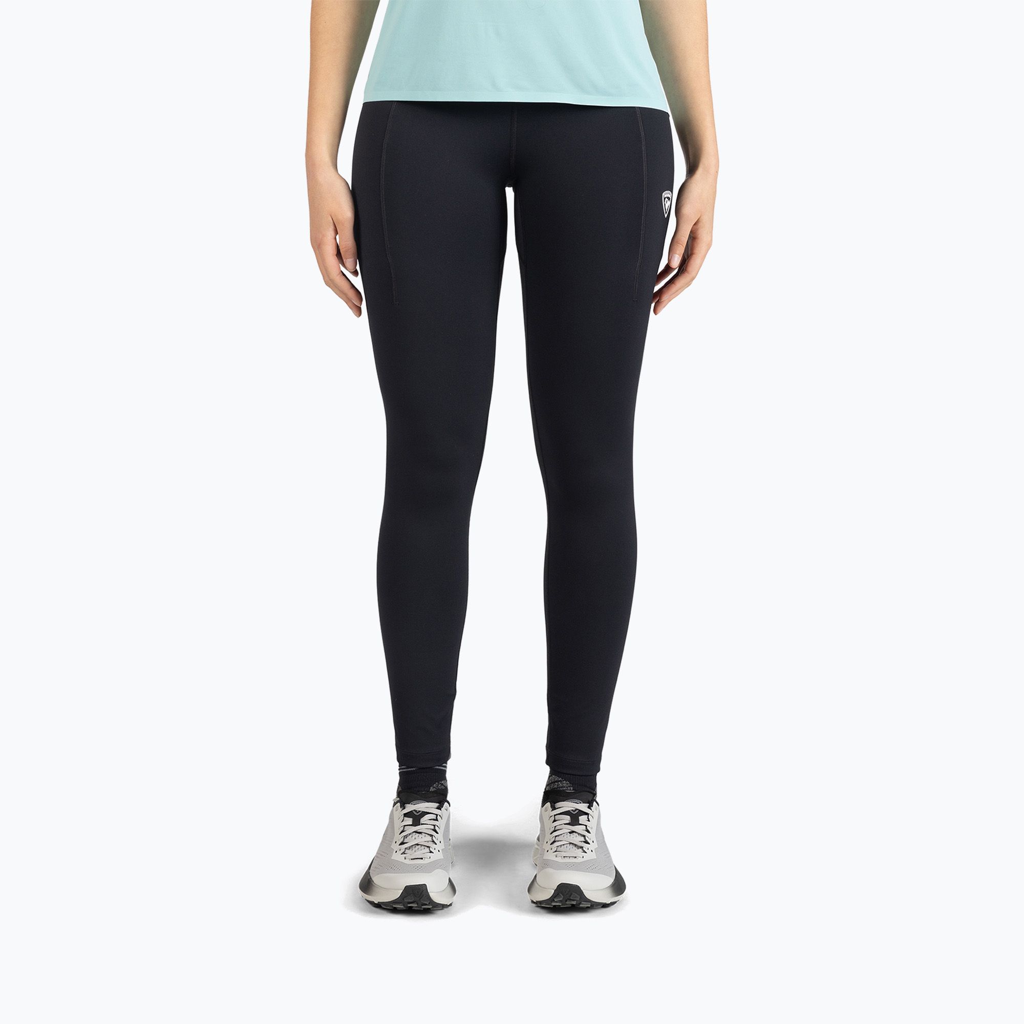 Legginsy do biegania damskie Rossignol Sapa black 