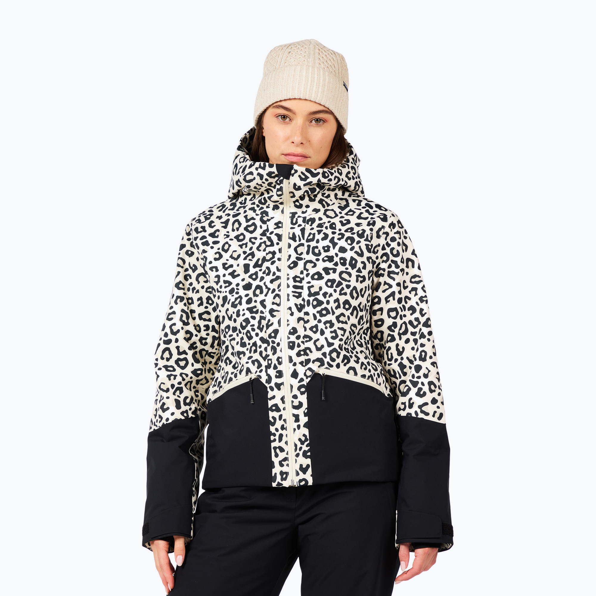 Дамско скиорско яке Rossignol Rochrun Allover nature wild leopard print