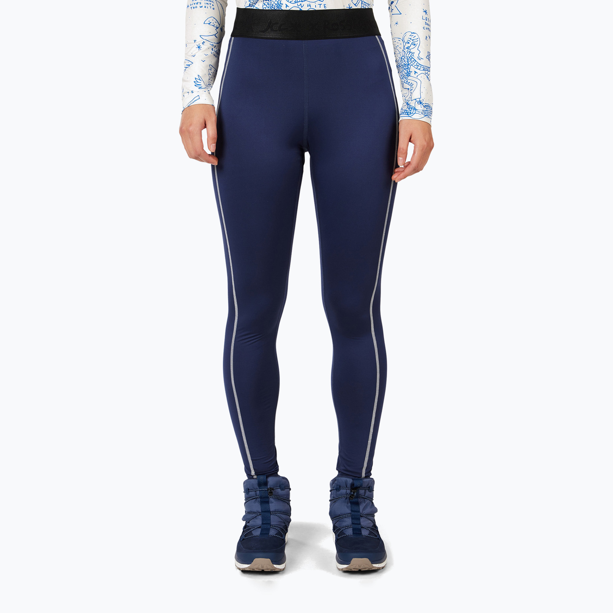 Дамски термоактивни панталони Rossignol JCC Booster Tights cosmic blue