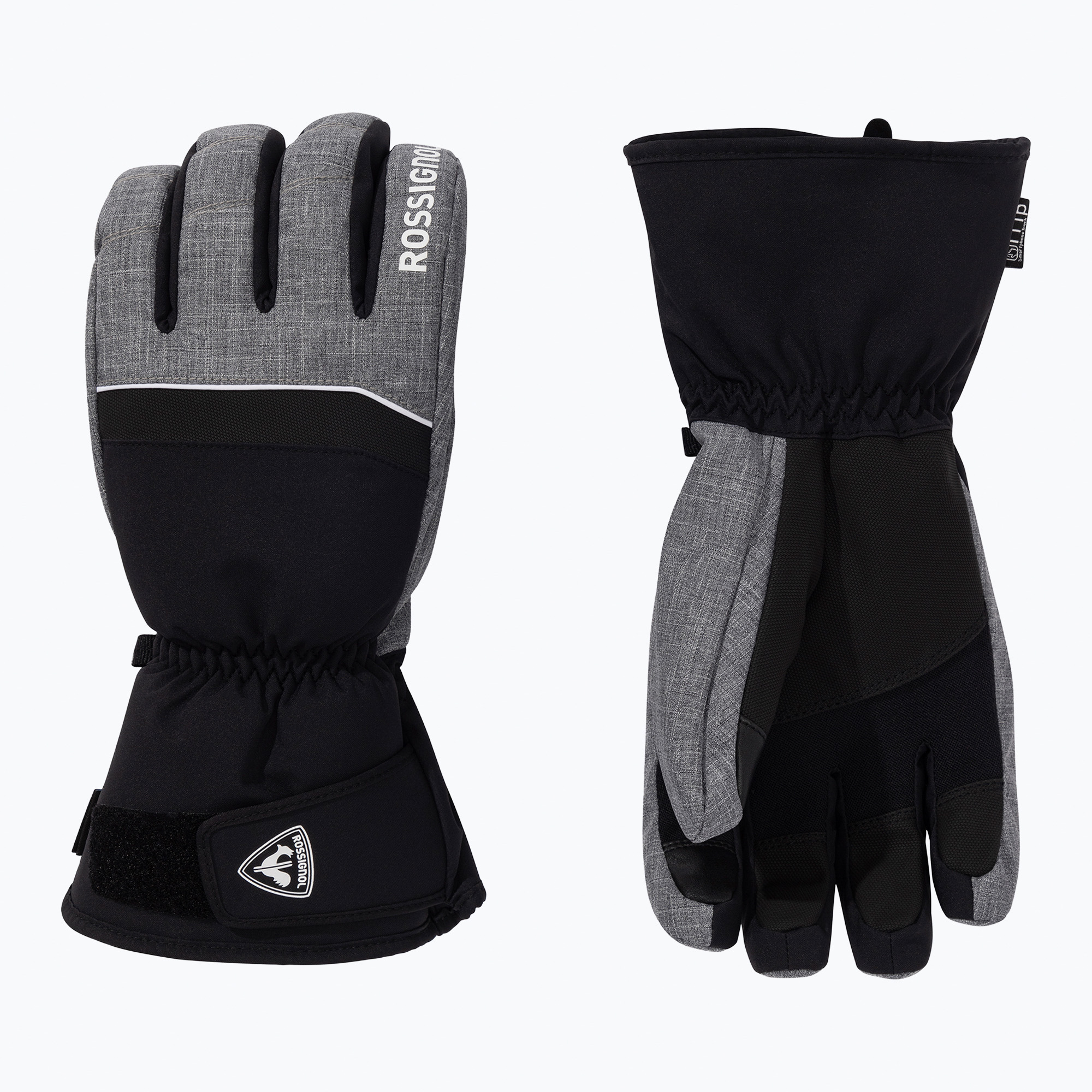 Мъжки скиорски ръкавици Rossignol Tech Impr iTip heather grey