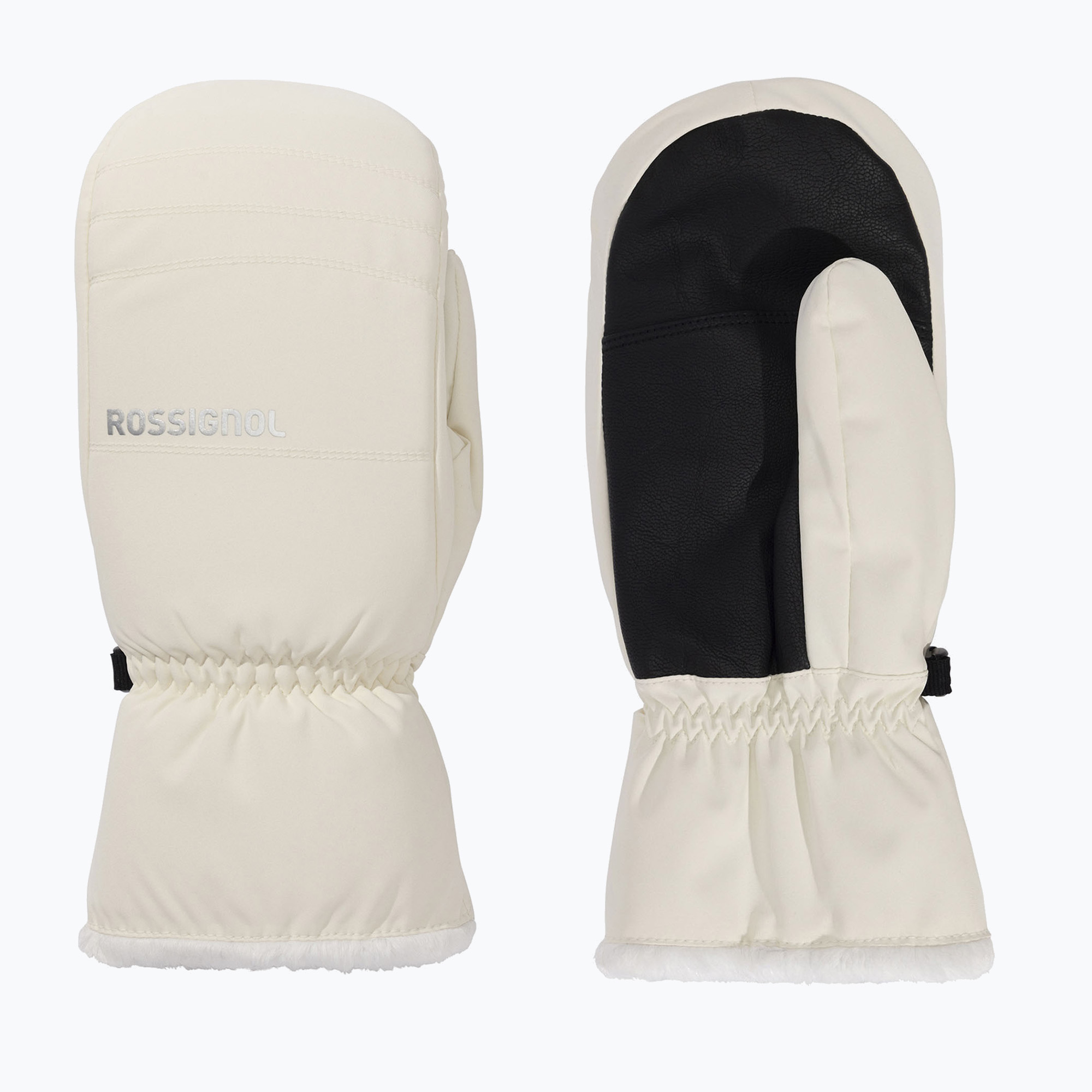Дамски скиорски ръкавици Rossignol Perfy M nature white