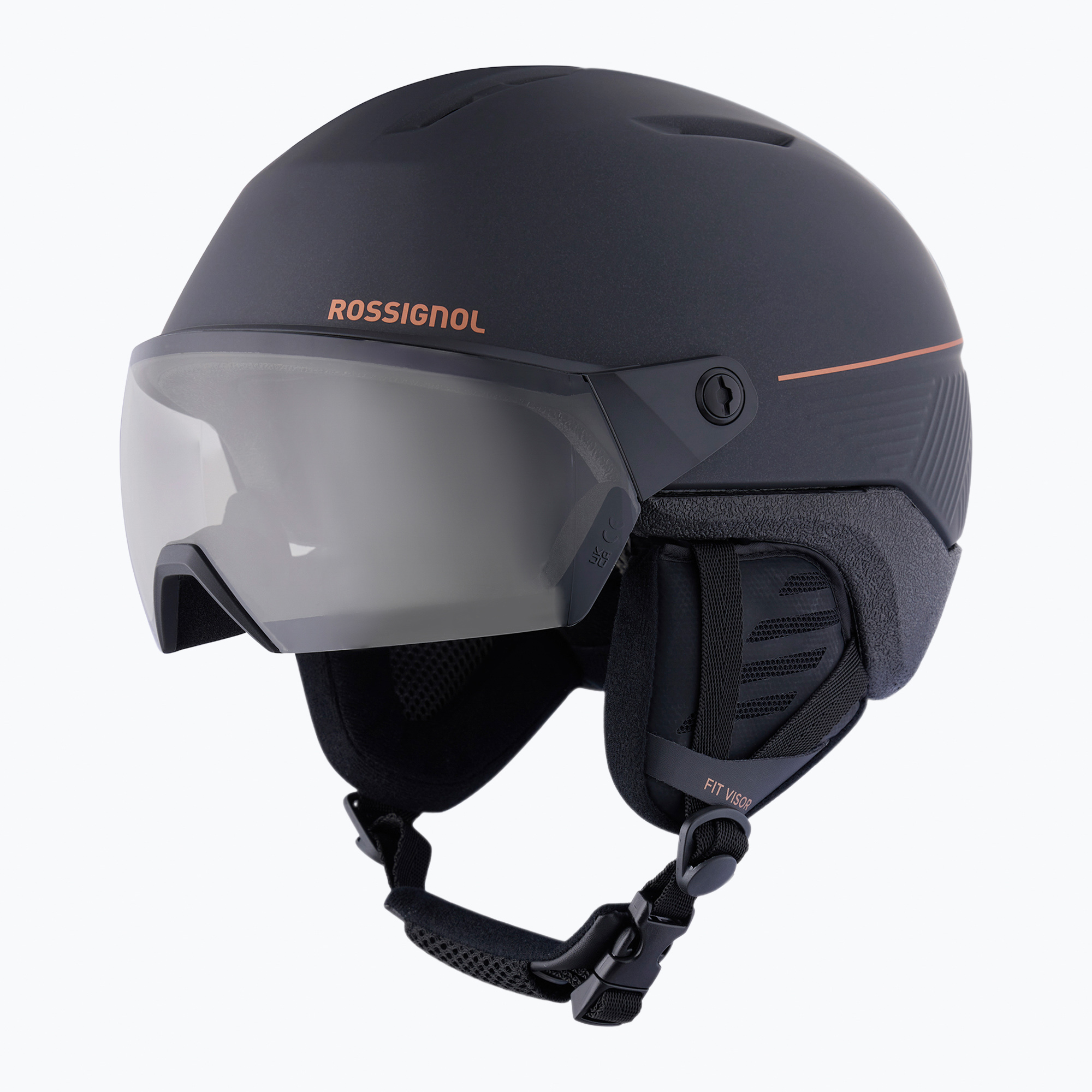 Скиорска каска Rossignol Fit Visor Impacts Photo black
