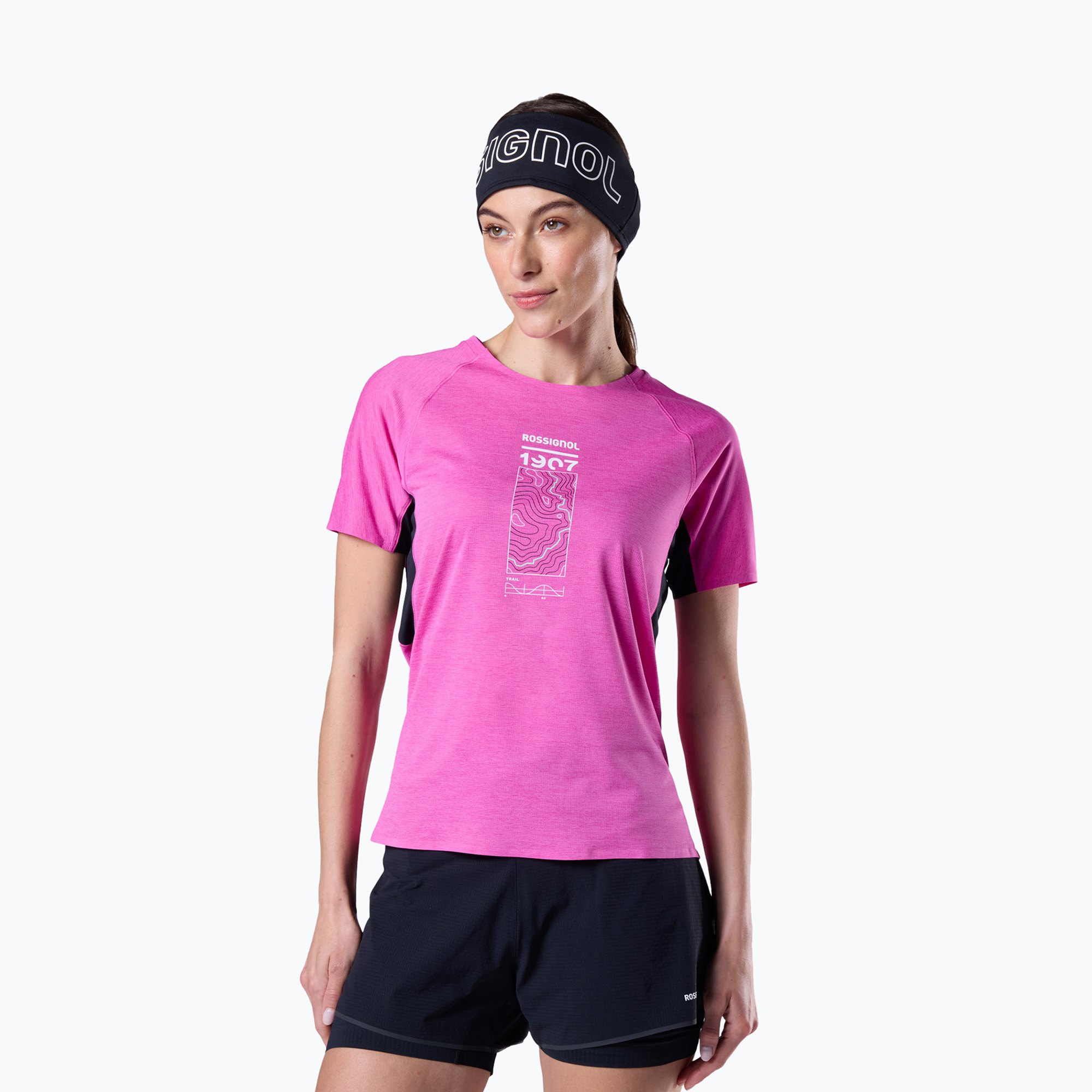 Дамска тениска за бягане Rossignol Sapa Ultra Tee electric fuchsia