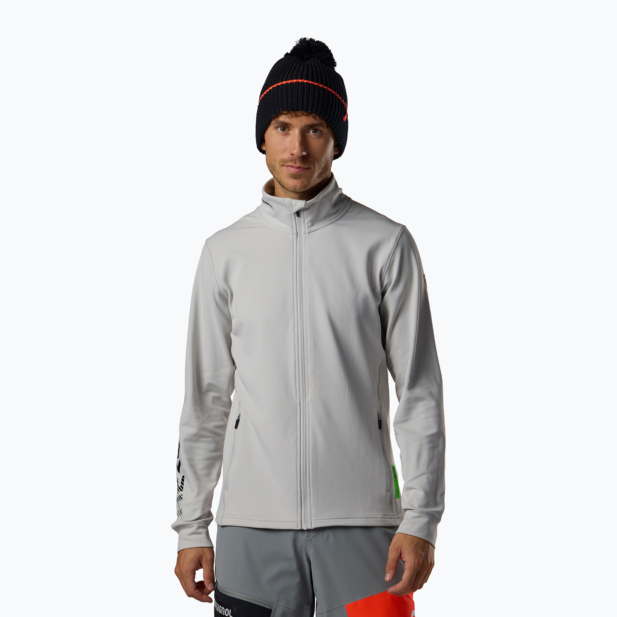 Pánska mikina Rossignol Hero Stretch Fleece light grey