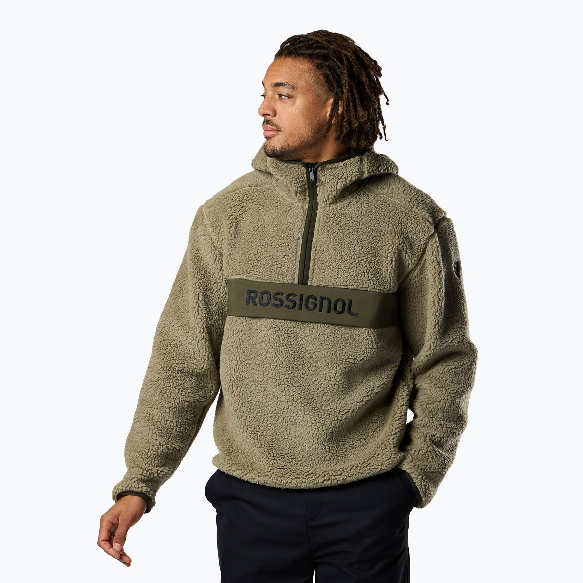 Geacă pentru bărbați Rossignol Alltrack Anorak Fleece vetiver