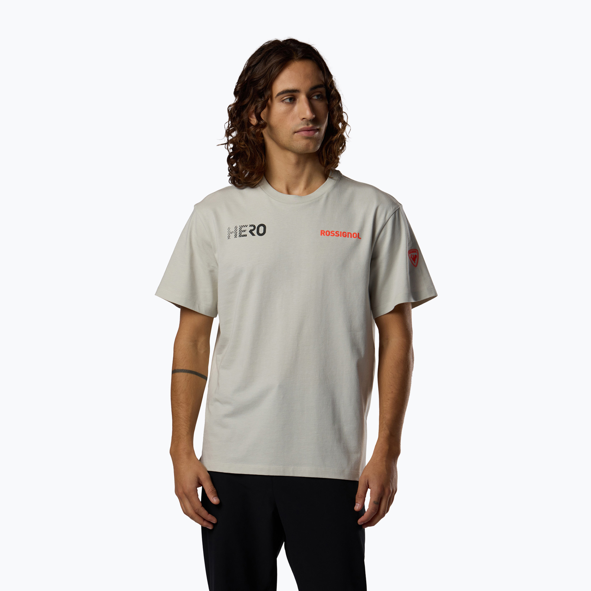 Pánske tričko Rossignol Hero Tee light grey