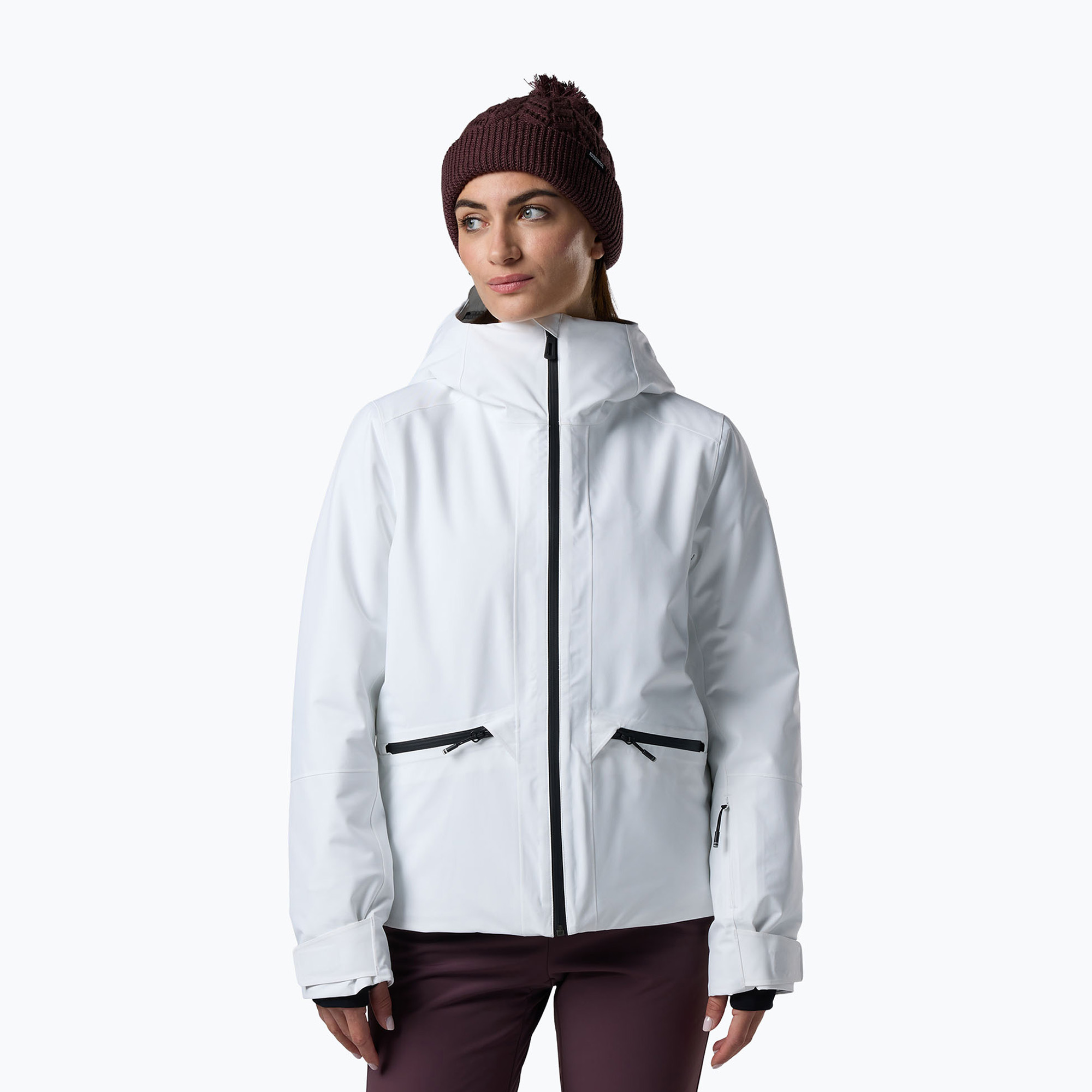 Дамско скиорско яке Rossignol Rochrun Insulated white