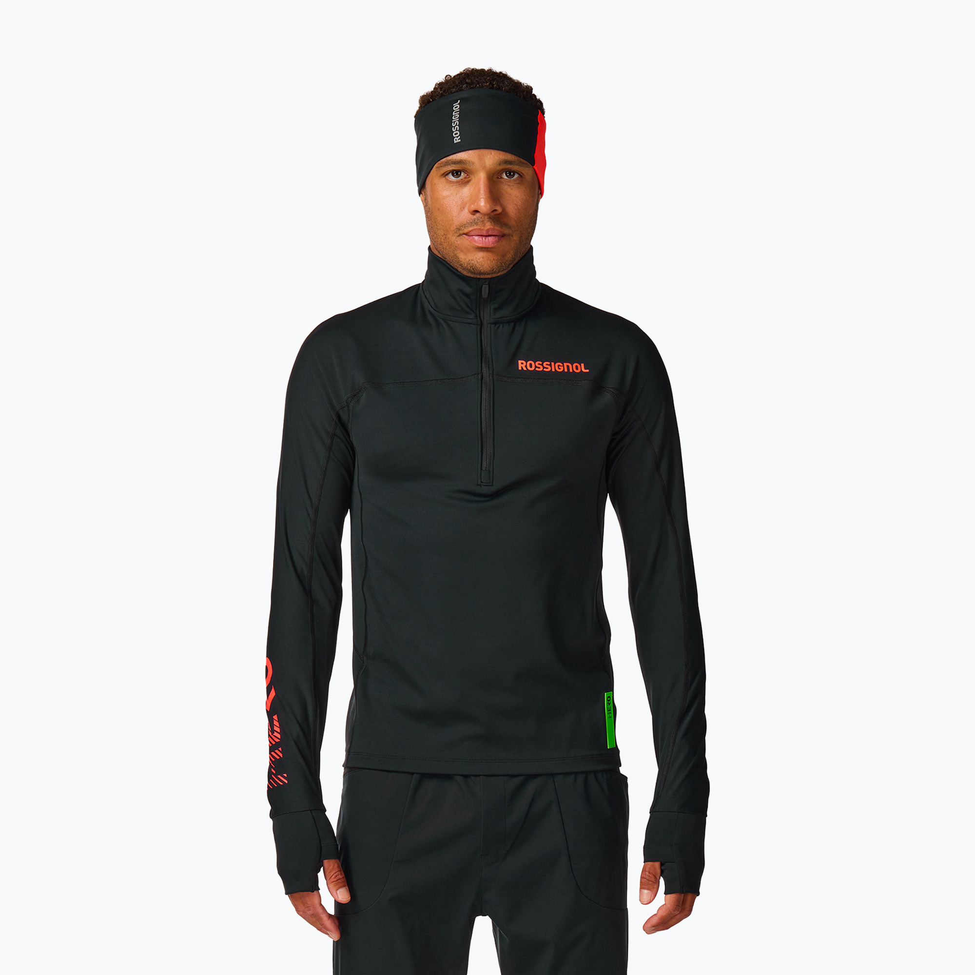 Pánska mikina Rossignol Hero Half Zip First Layer black