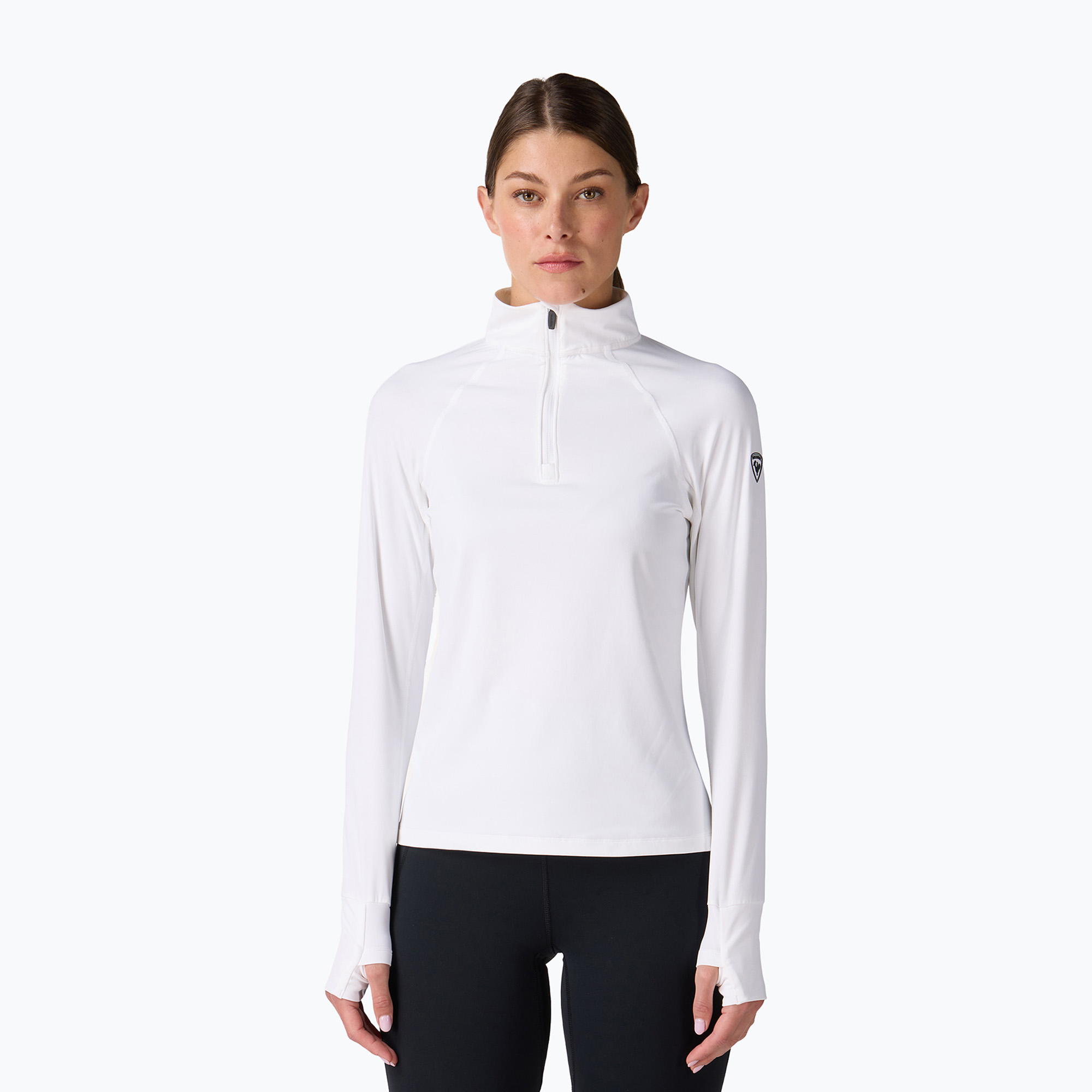 Dámska termo bielizeň Rossignol Half Zip First Layer white