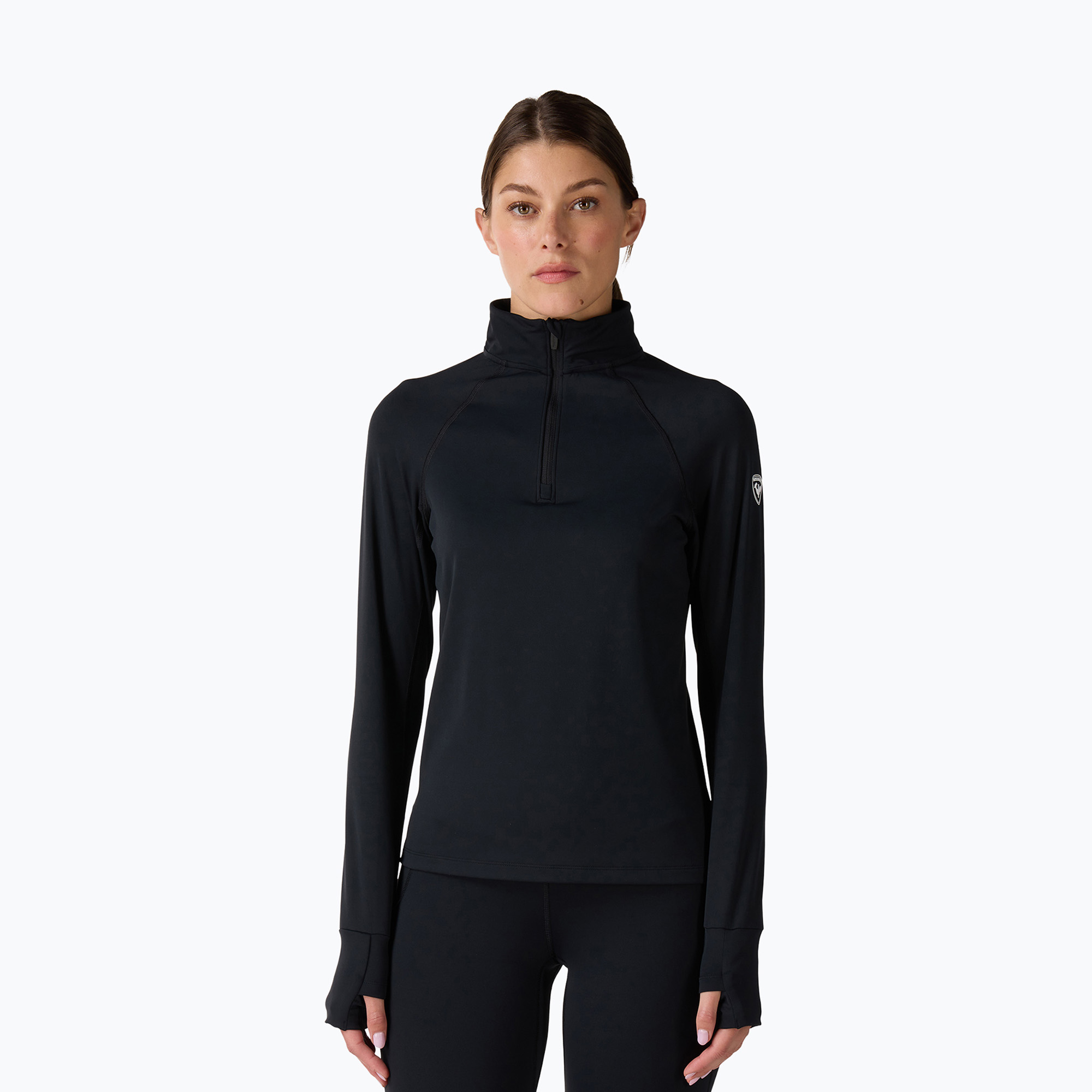 Dámska termo bielizeň Rossignol Half Zip First Layer black