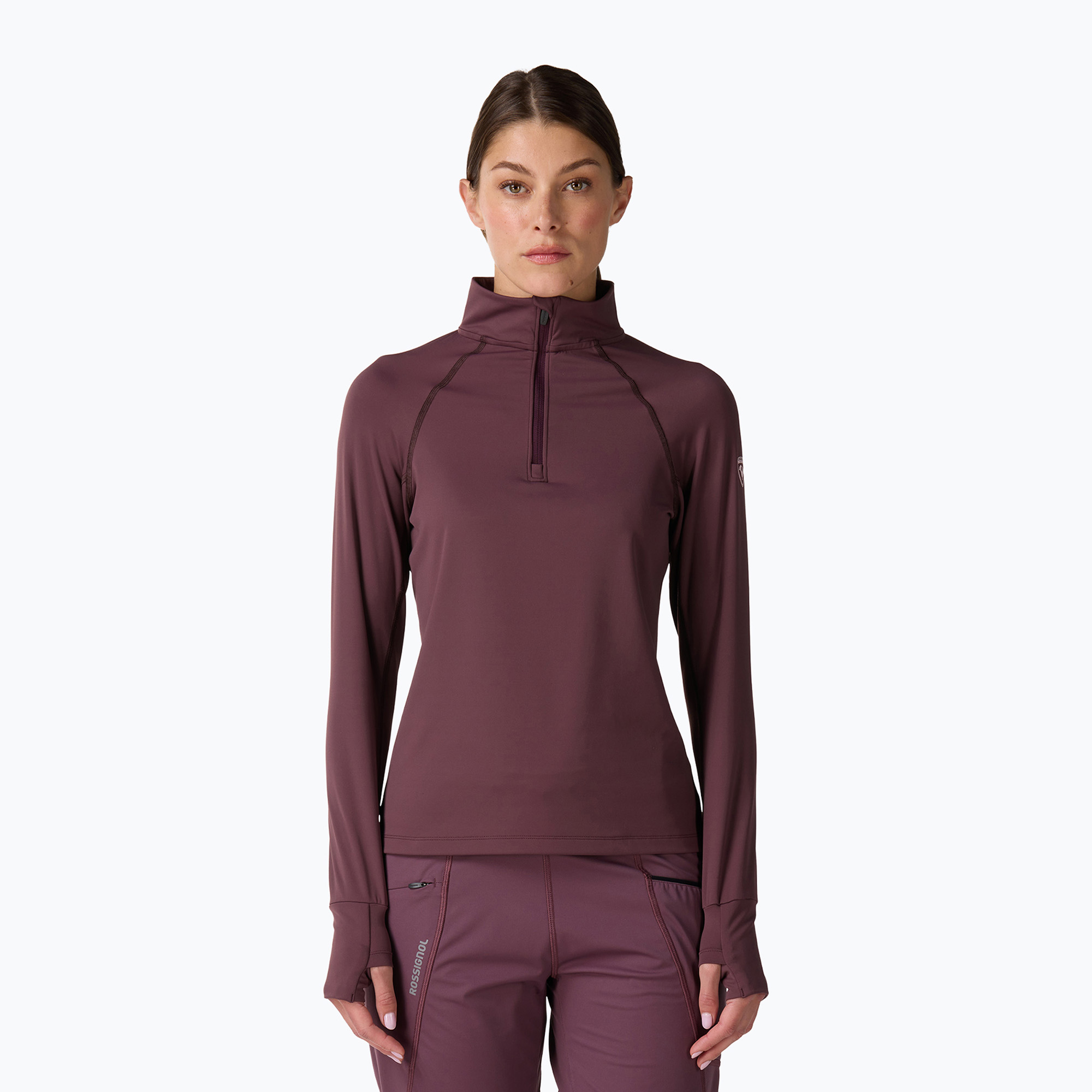 Bluza termoaktywna damska Rossignol Half Zip First Layer huckleberry | WYSYŁKA W 24H | 30 DNI NA ZWROT
