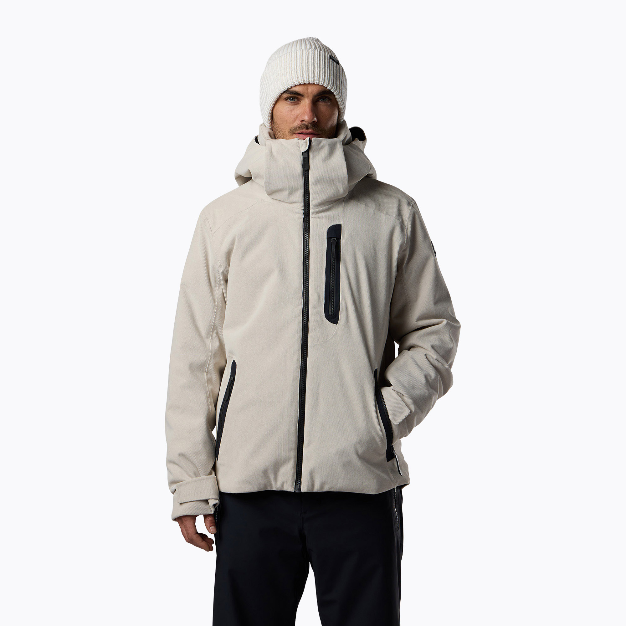 Мъжко скиорско яке Rossignol Corduroy Insulated silver cloud
