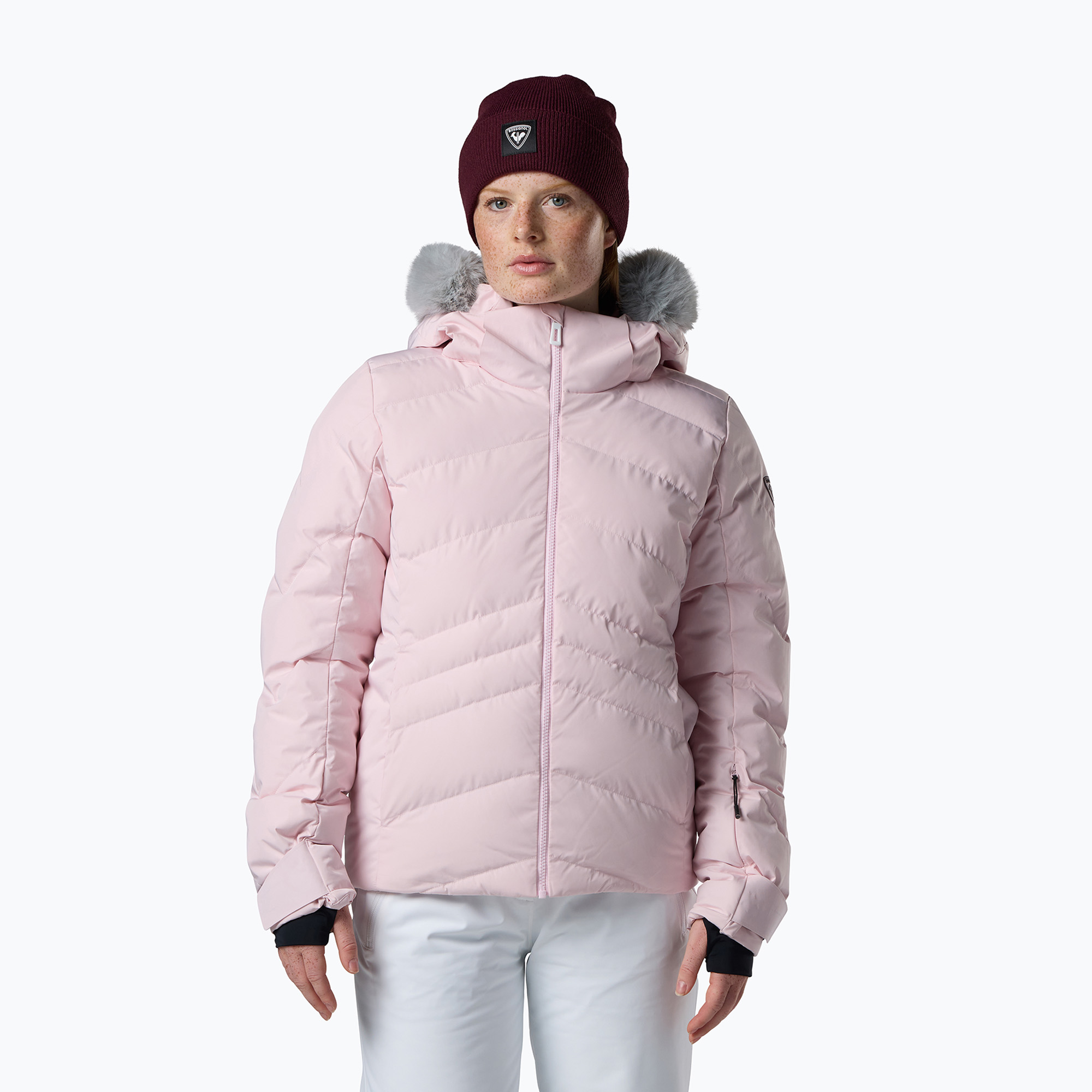 Дамско скиорско яке Rossignol Staci Insulated pale lilac pearly