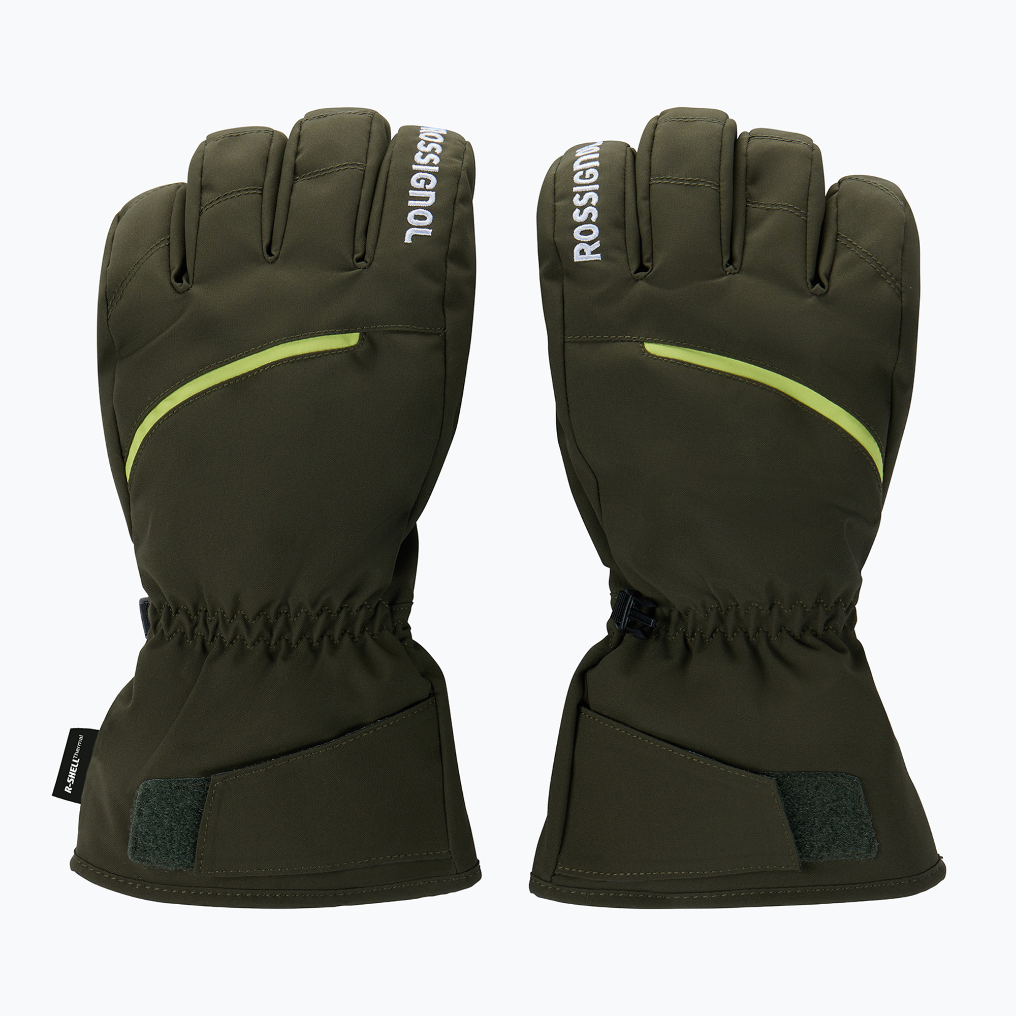 Мъжки скиорски ръкавици Rossignol Perf R-Shell Thermal olive shadow
