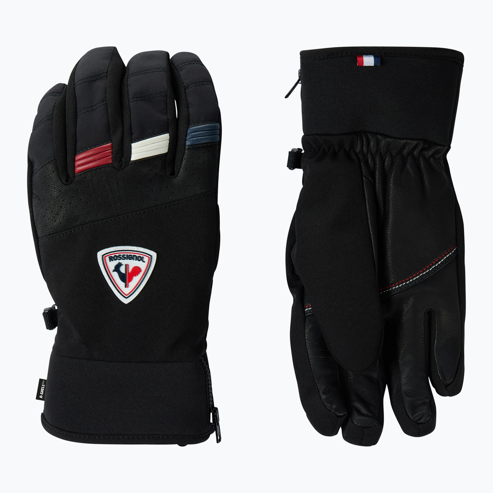 Мъжки скиорски ръкавици Rossignol Strato R-Shell Dry black