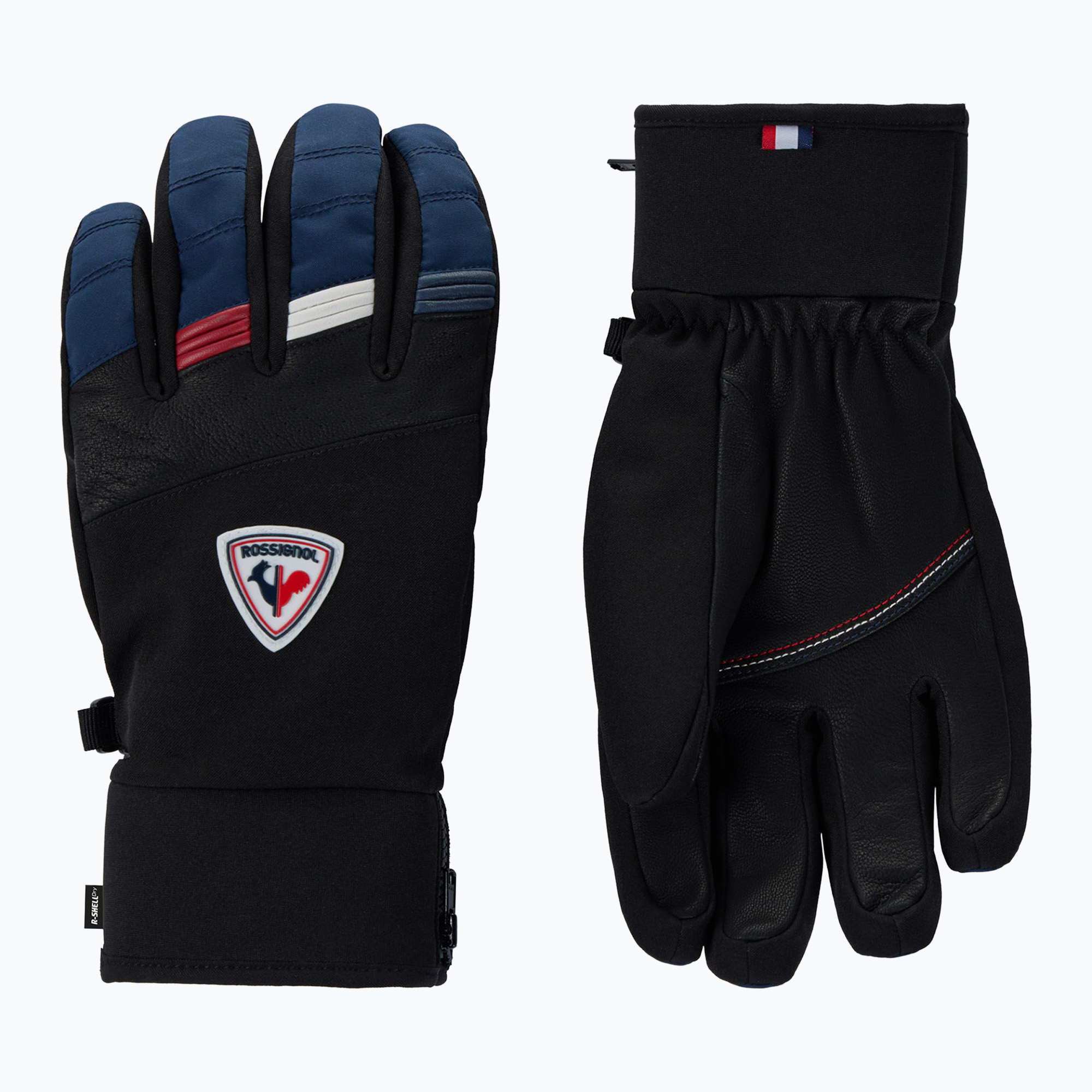 Мъжки скиорски ръкавици Rossignol Strato R-Shell Dry dark navy