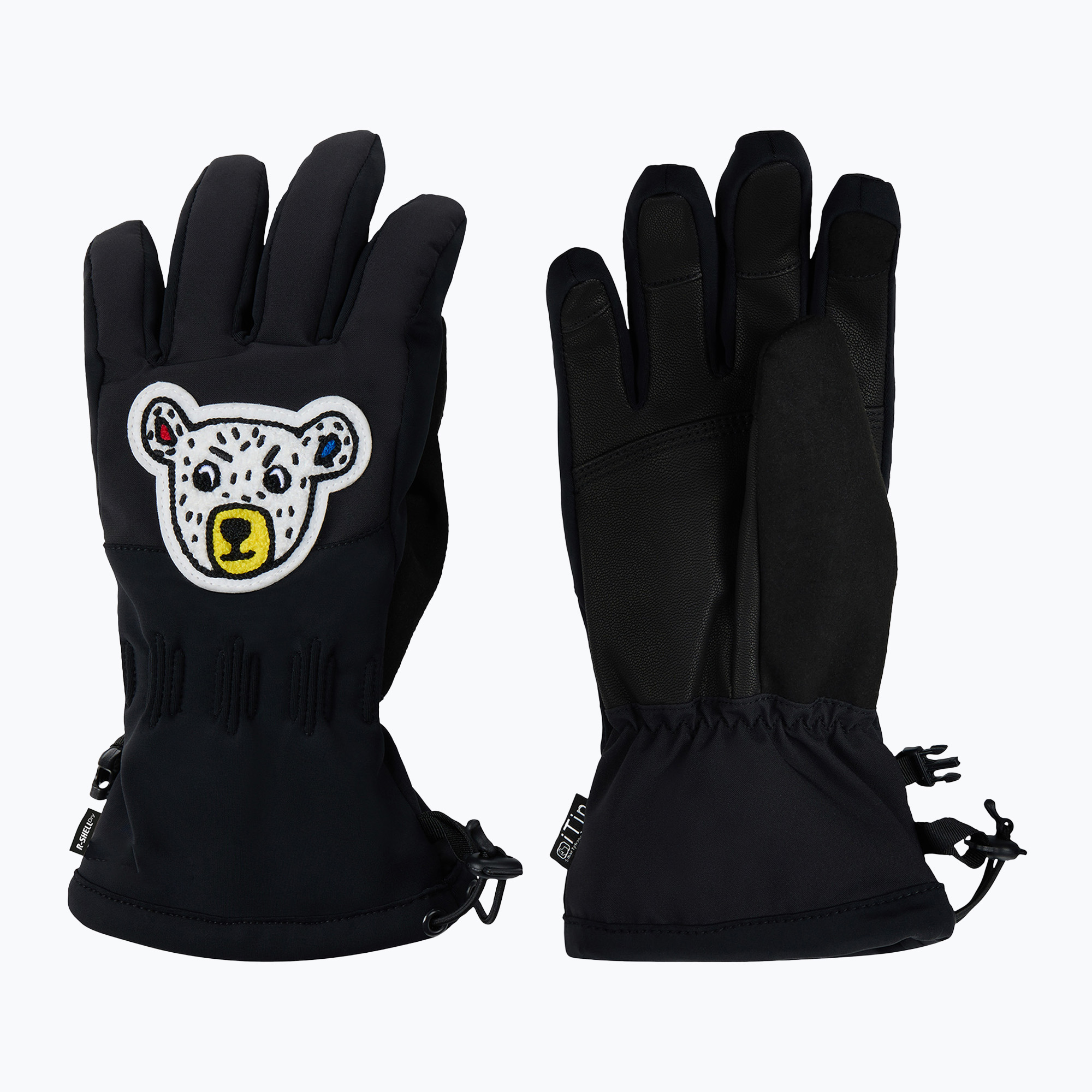 Дамски скиорски ръкавици Rossignol JCC R-Shell Dry black