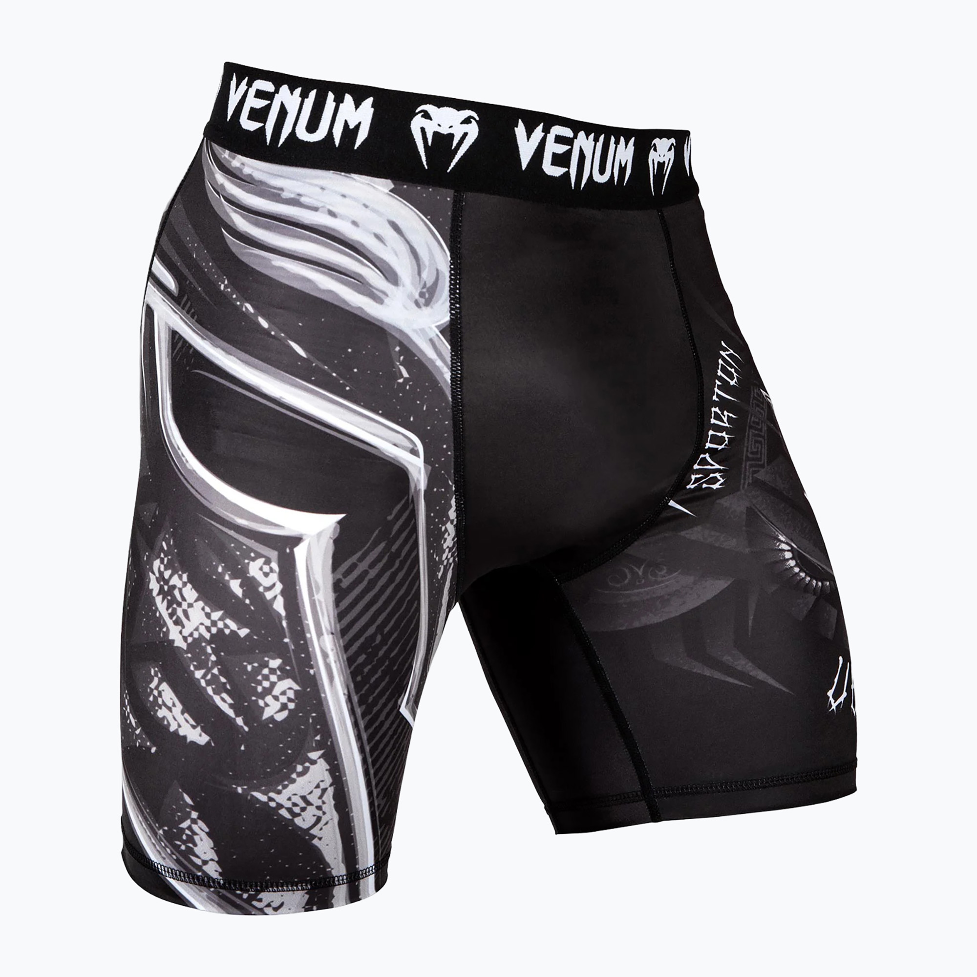 Spodenki treningowe Venum Vale Tudno Gladiator 3.0 black/white 