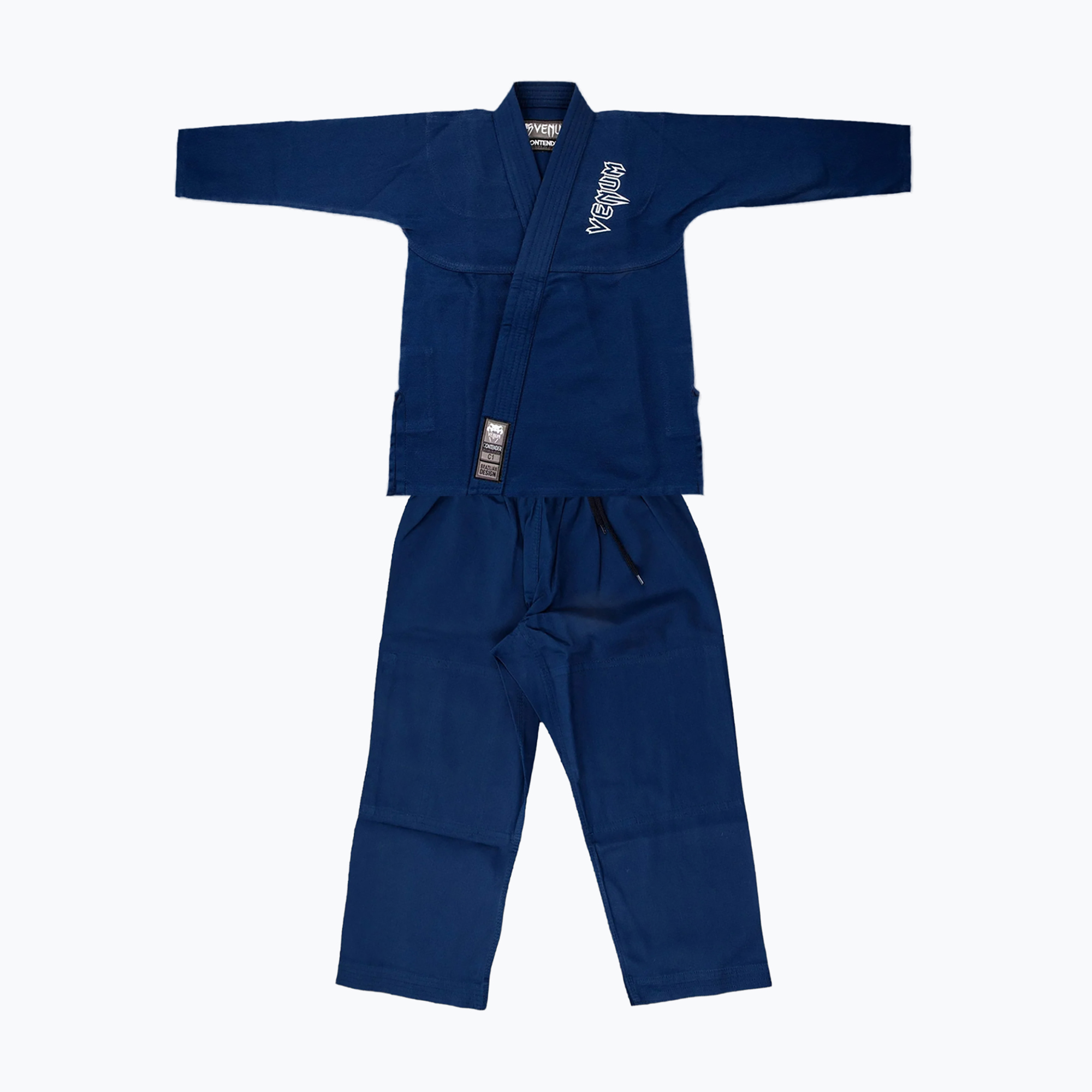 GI do brazylijskiego jiu-jitsu dziecięce Venum Contender navy blue 