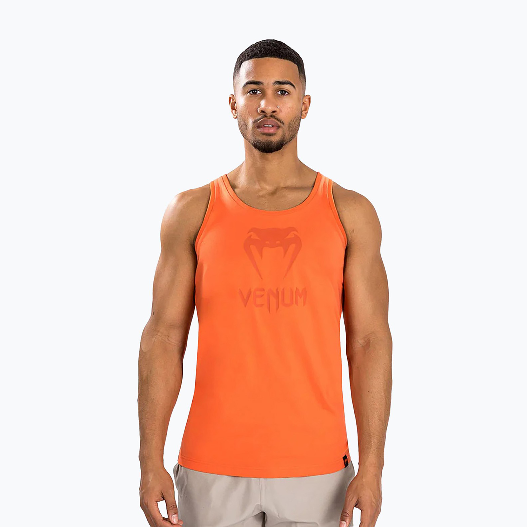 Venum Classic orange men's tank top (L)