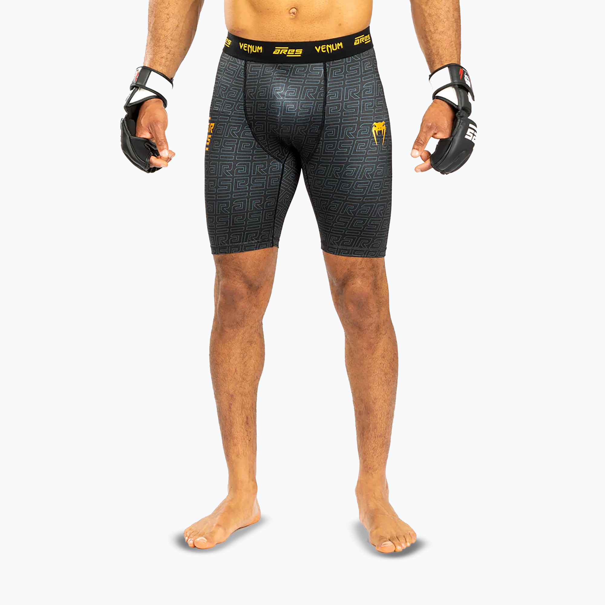 Spodenki treningowe męskie Venum X Ares 2.0 Vale Tudo black/gold 