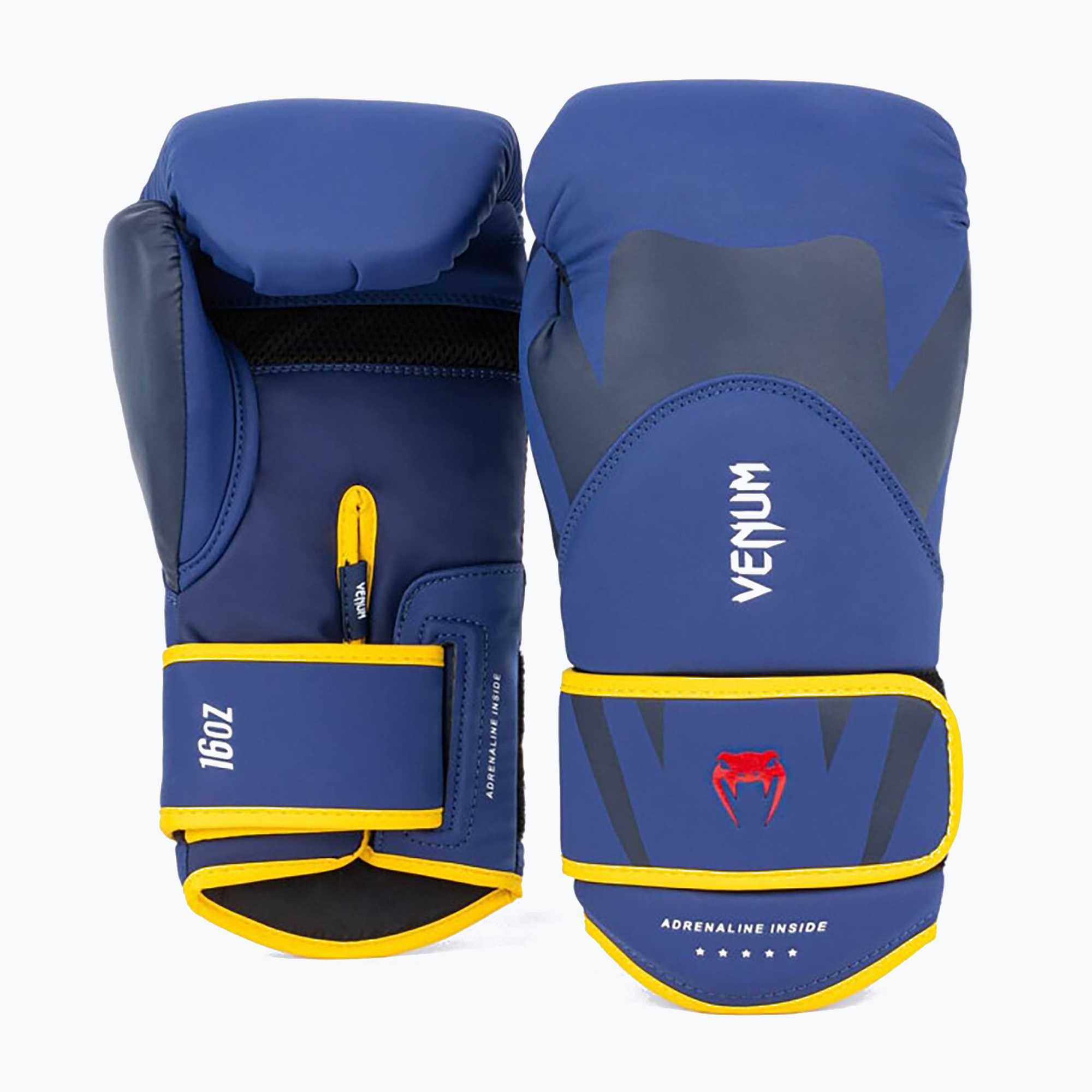 Rękawice bokserskie męskie Venum Challenger 4.0 blue/yellow 