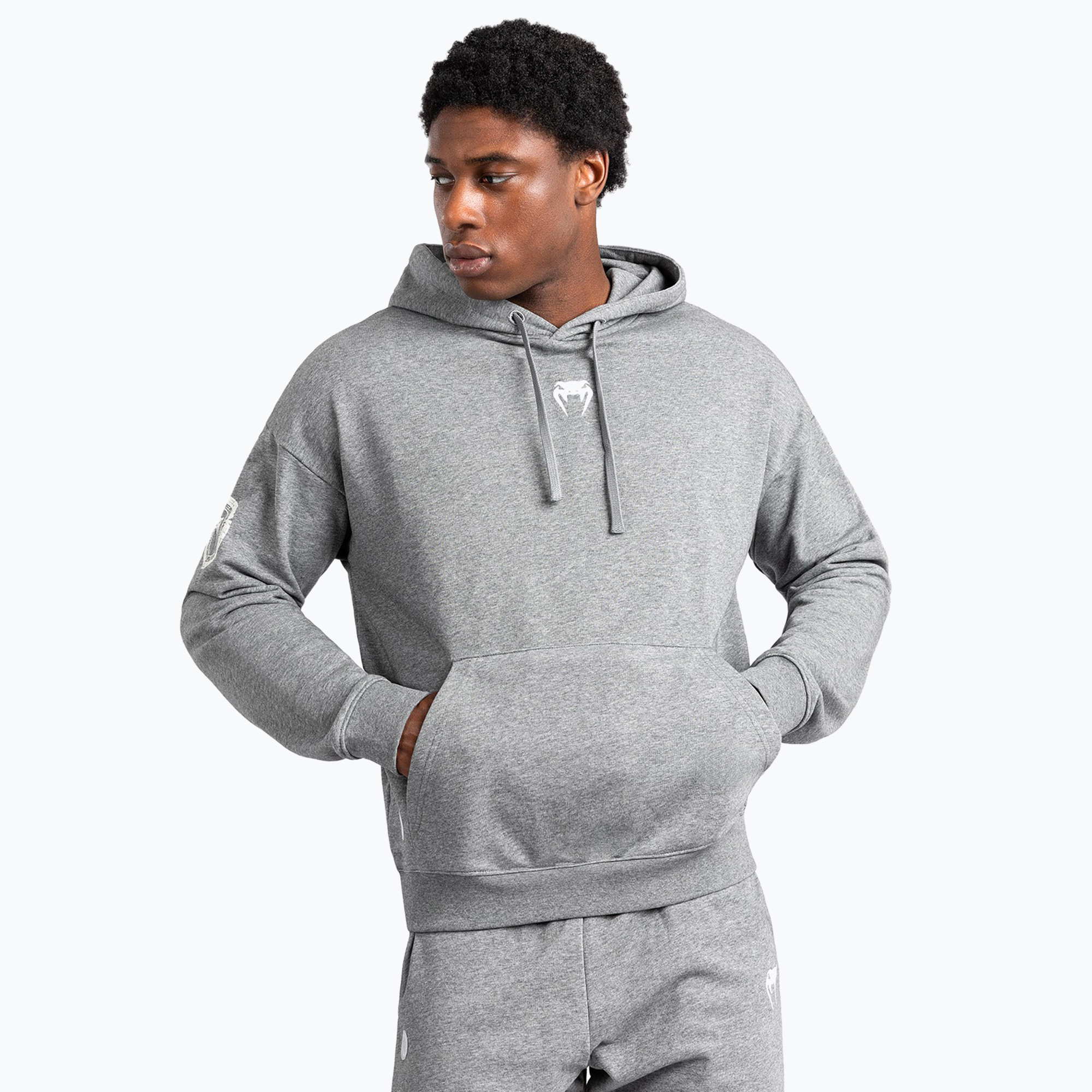 Bluza męska Venum Vortex XL Lite Hoodie light heather grey 