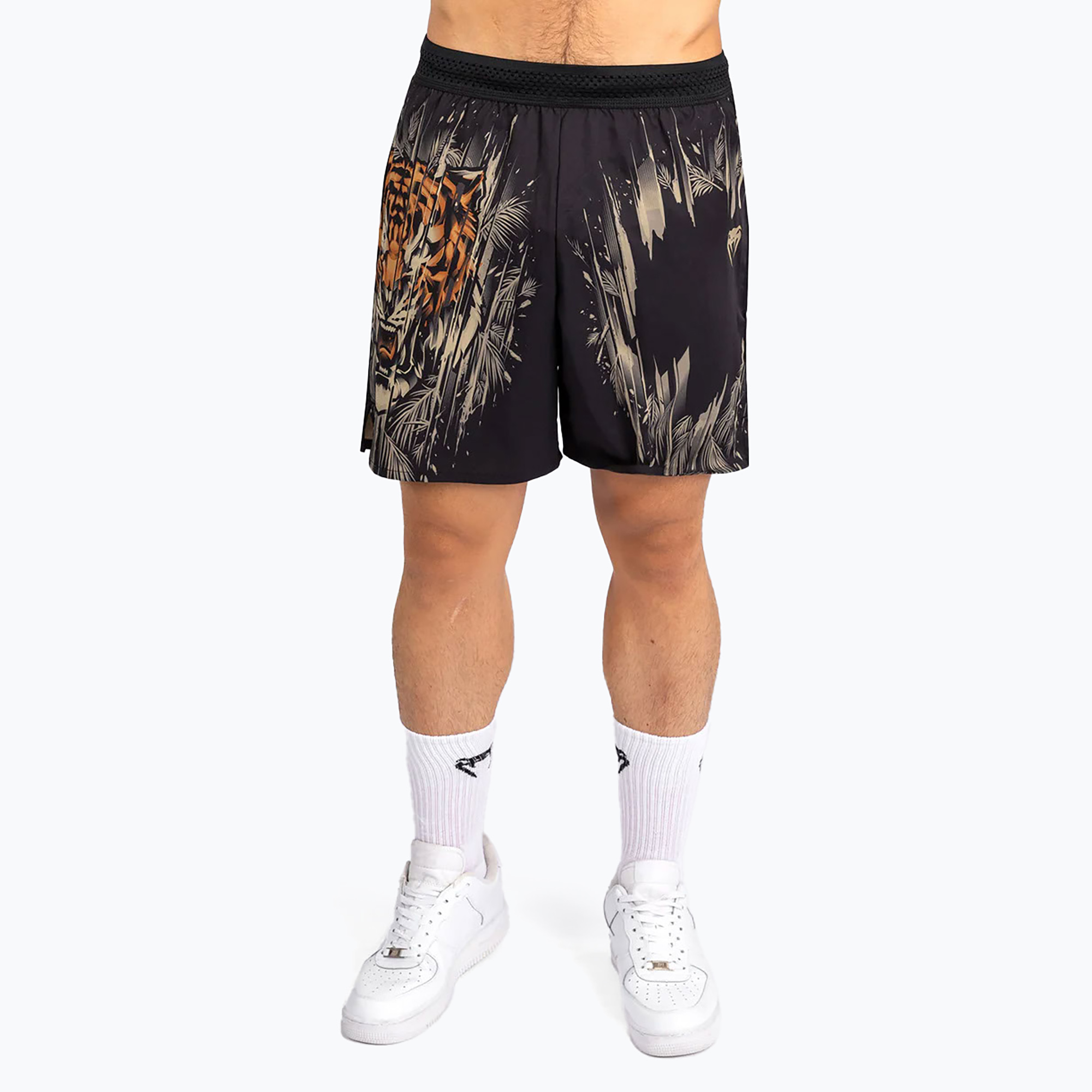 Spodenki treningowe męskie Venum Tiger Men'S Training Shorts black/neon orange 