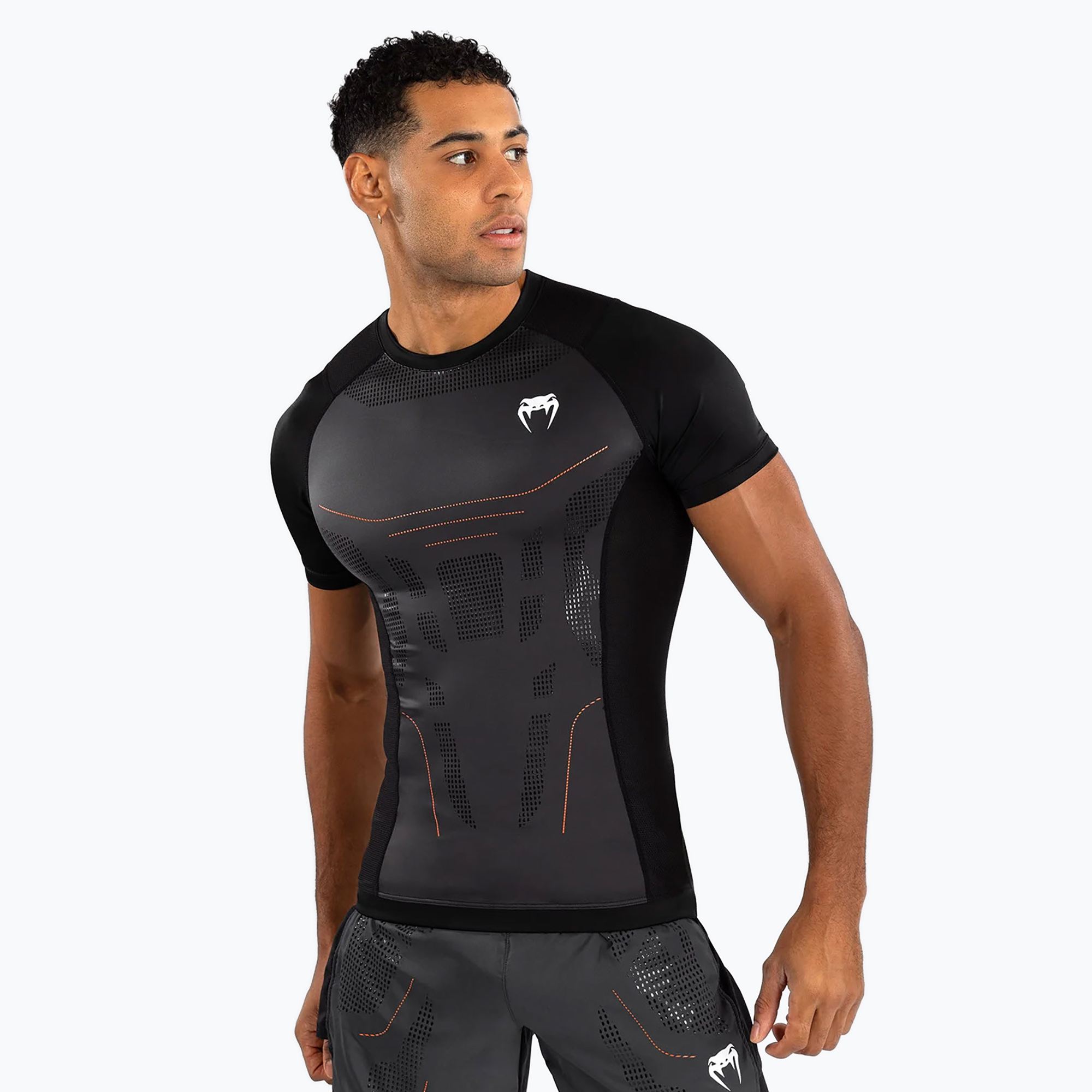 Rashguard męski Venum Technical 3.0 Short Sleeve Rashguard graphite 