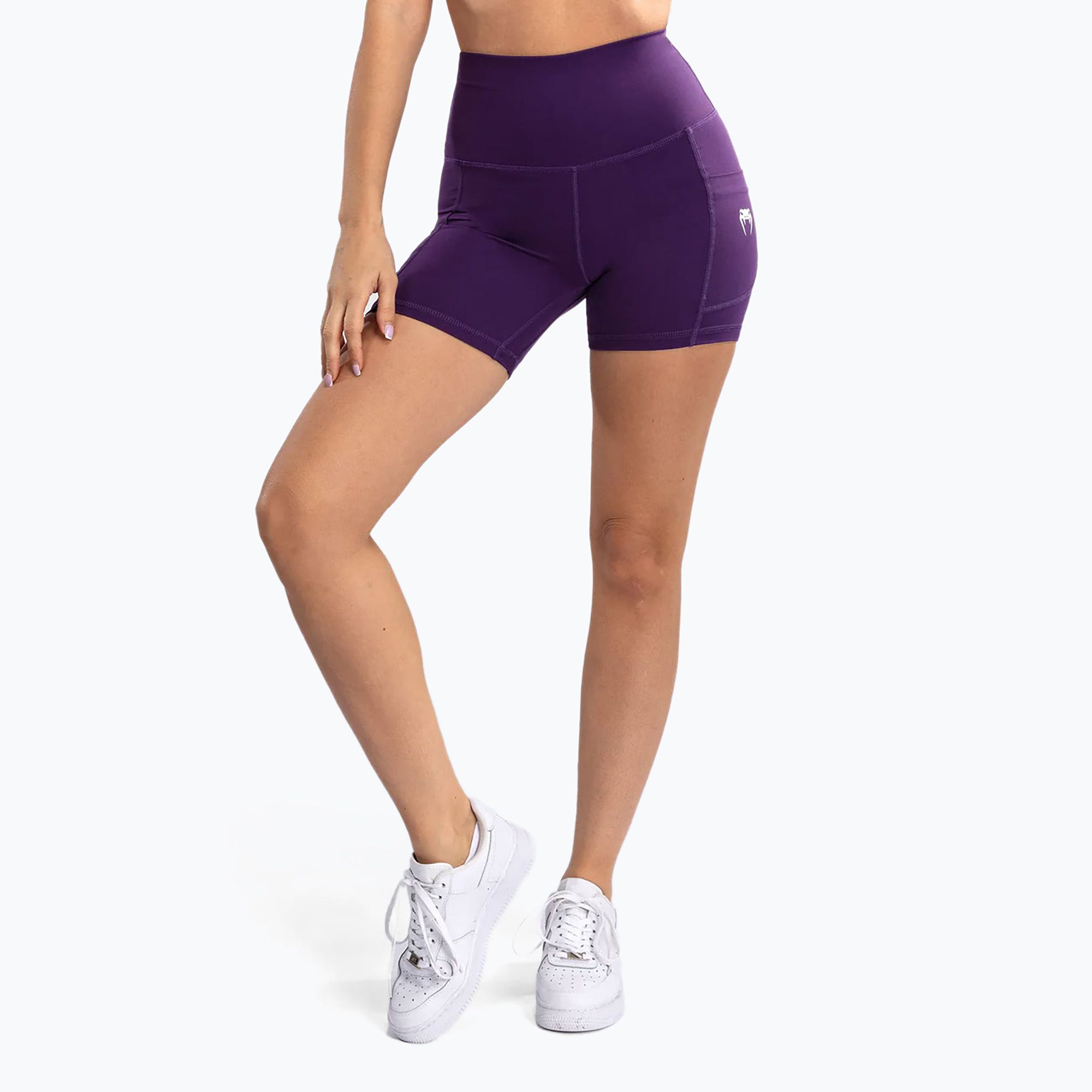 Spodenki treningowe damskie Venum Essential Women'S Bike Shorts deep purple 