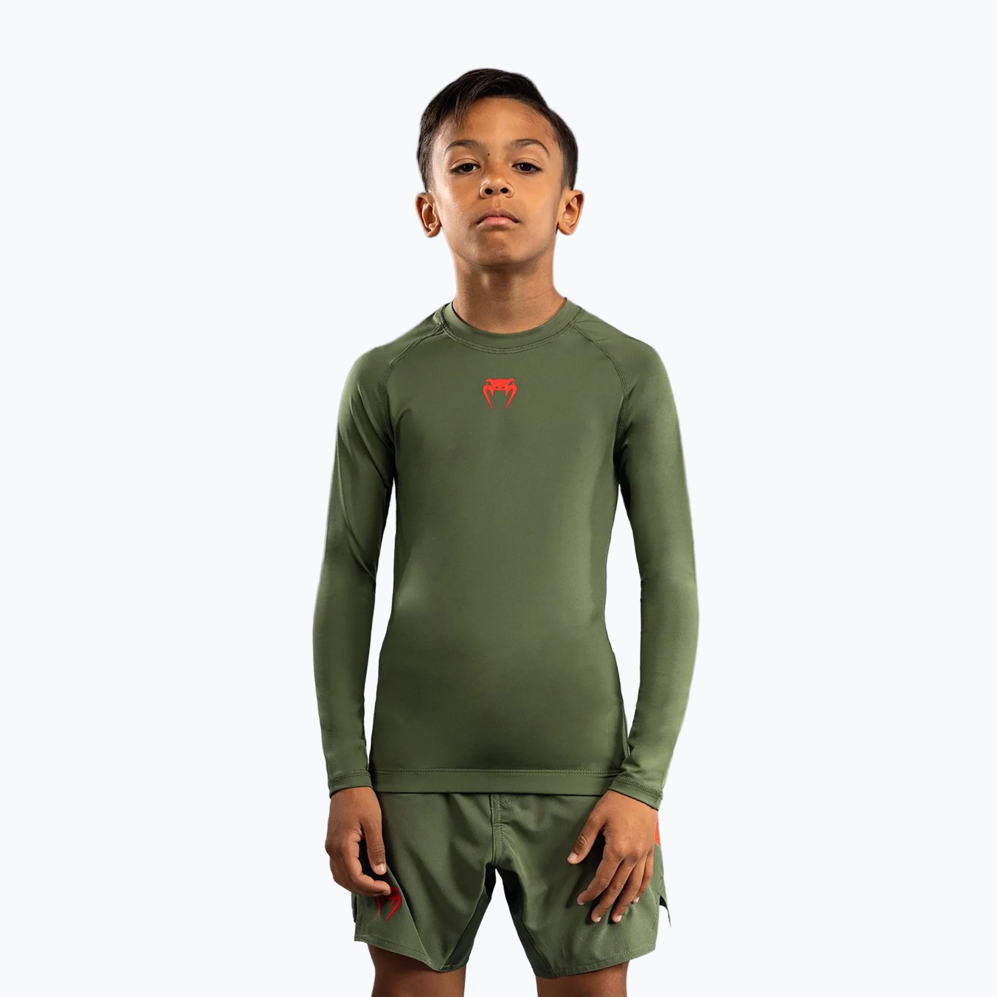 Longsleeve treningowy dziecięcy Venum Contender Rashguards Jr khaki 