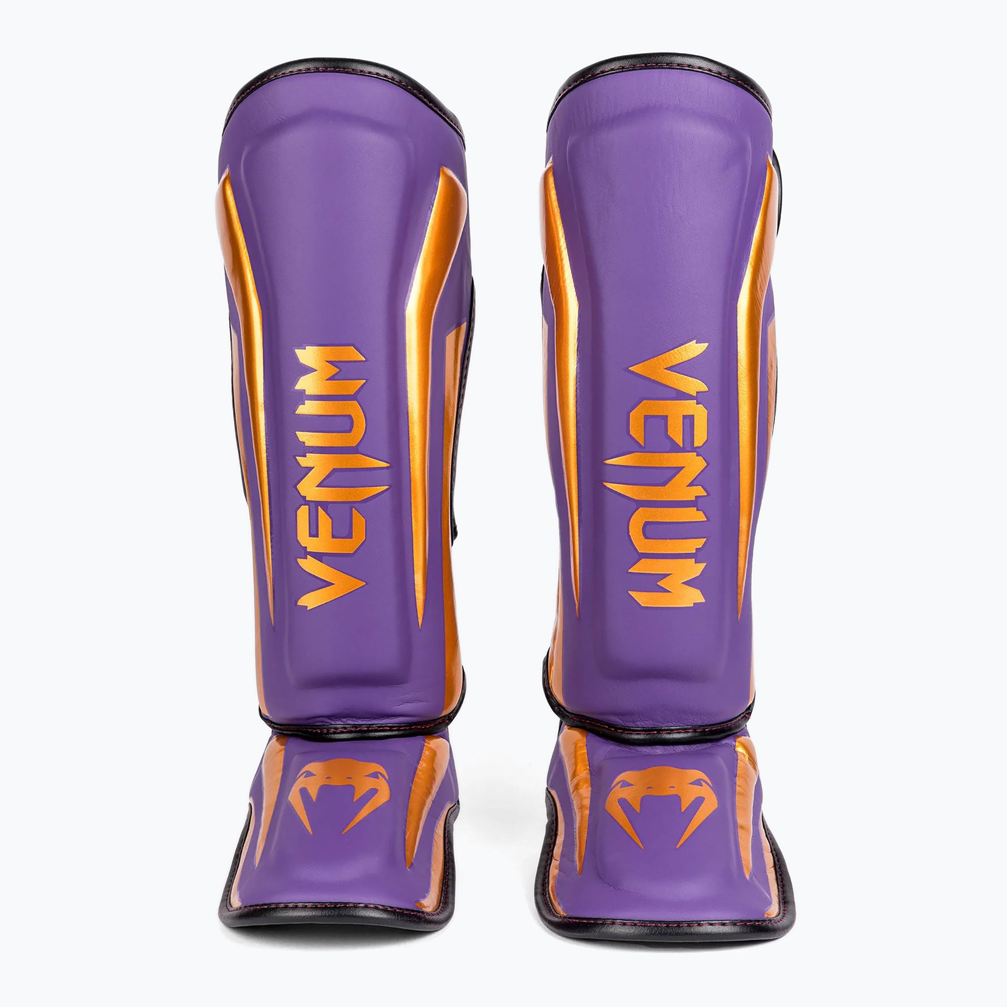 Chrániče holení a chodidiel Venum Elite Standup tmavo fialové (Elite Standup Shin Guards VENUM-1394-042)