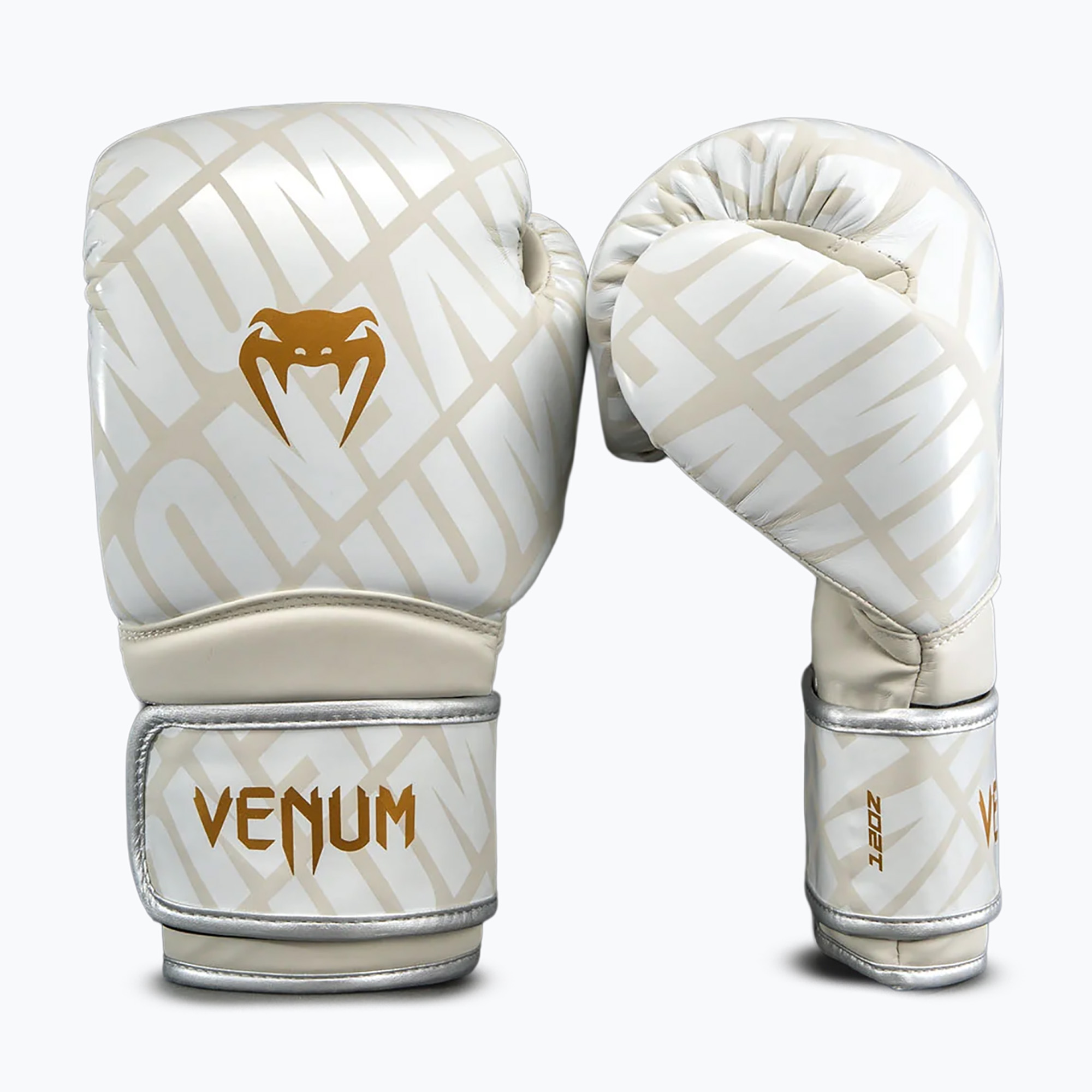 Mănuși de box Venum Contender 1.5XT Boxing light beige/white cream