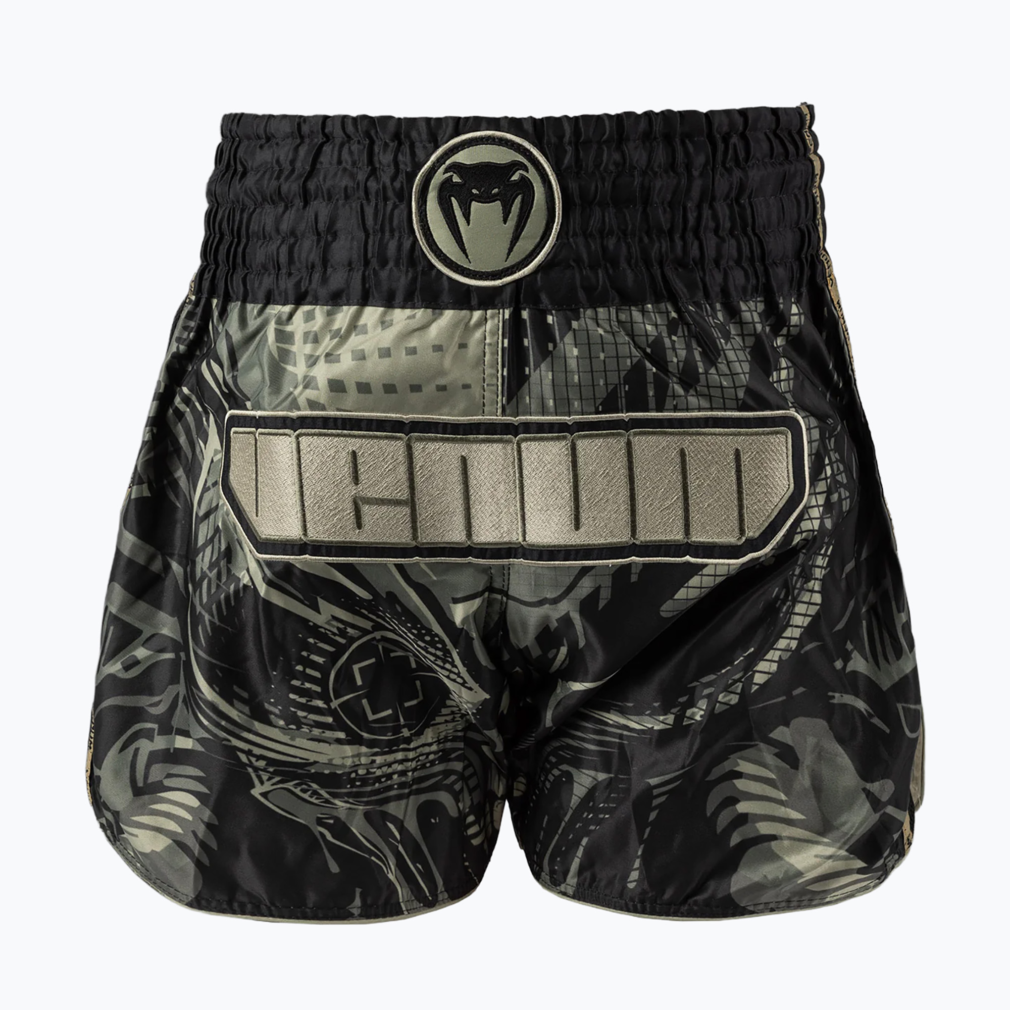 Spodenki treningowe męskie Venum Invader Muay Thai black/sand