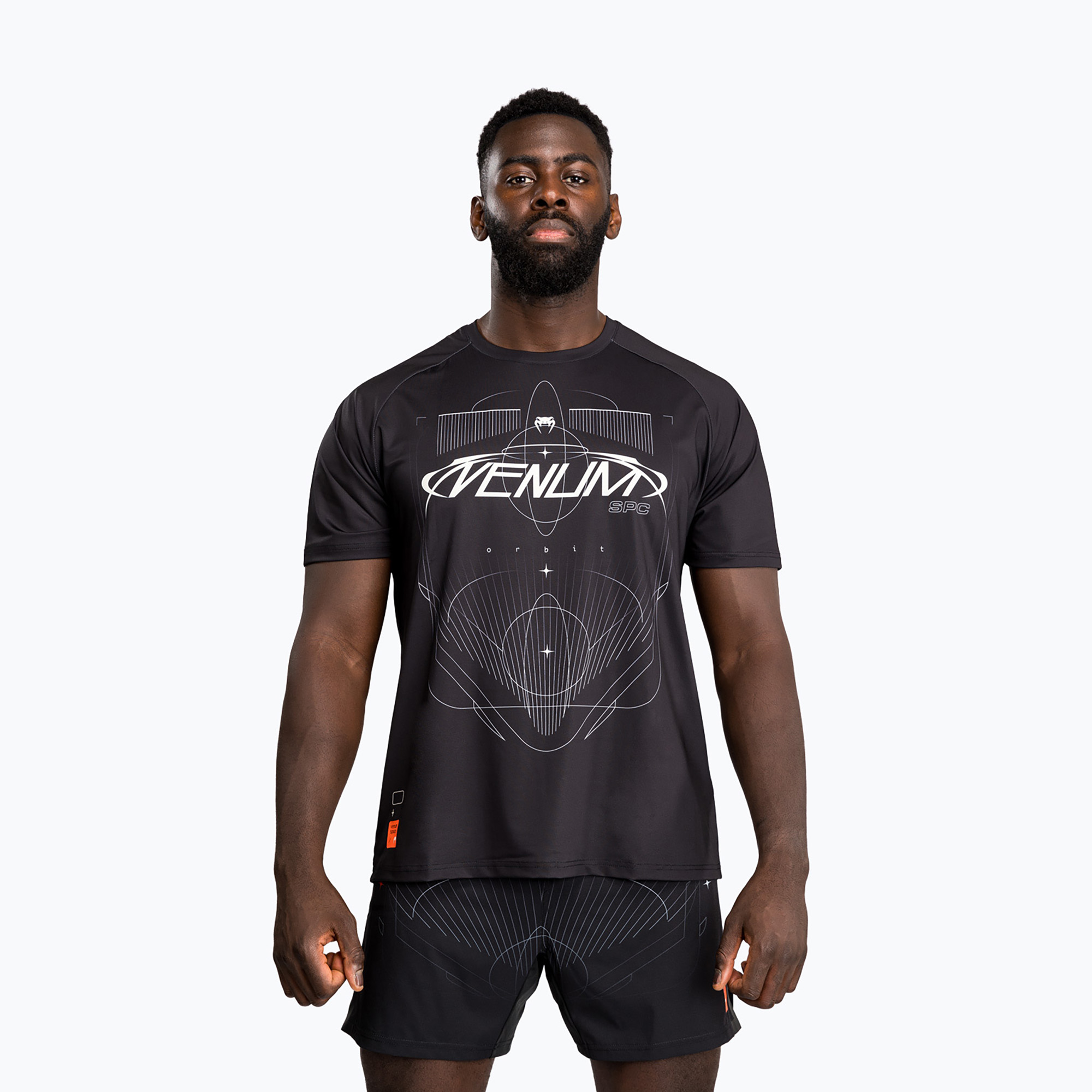 Koszulka męska Venum Eclipse Dry Tech black/ivory 