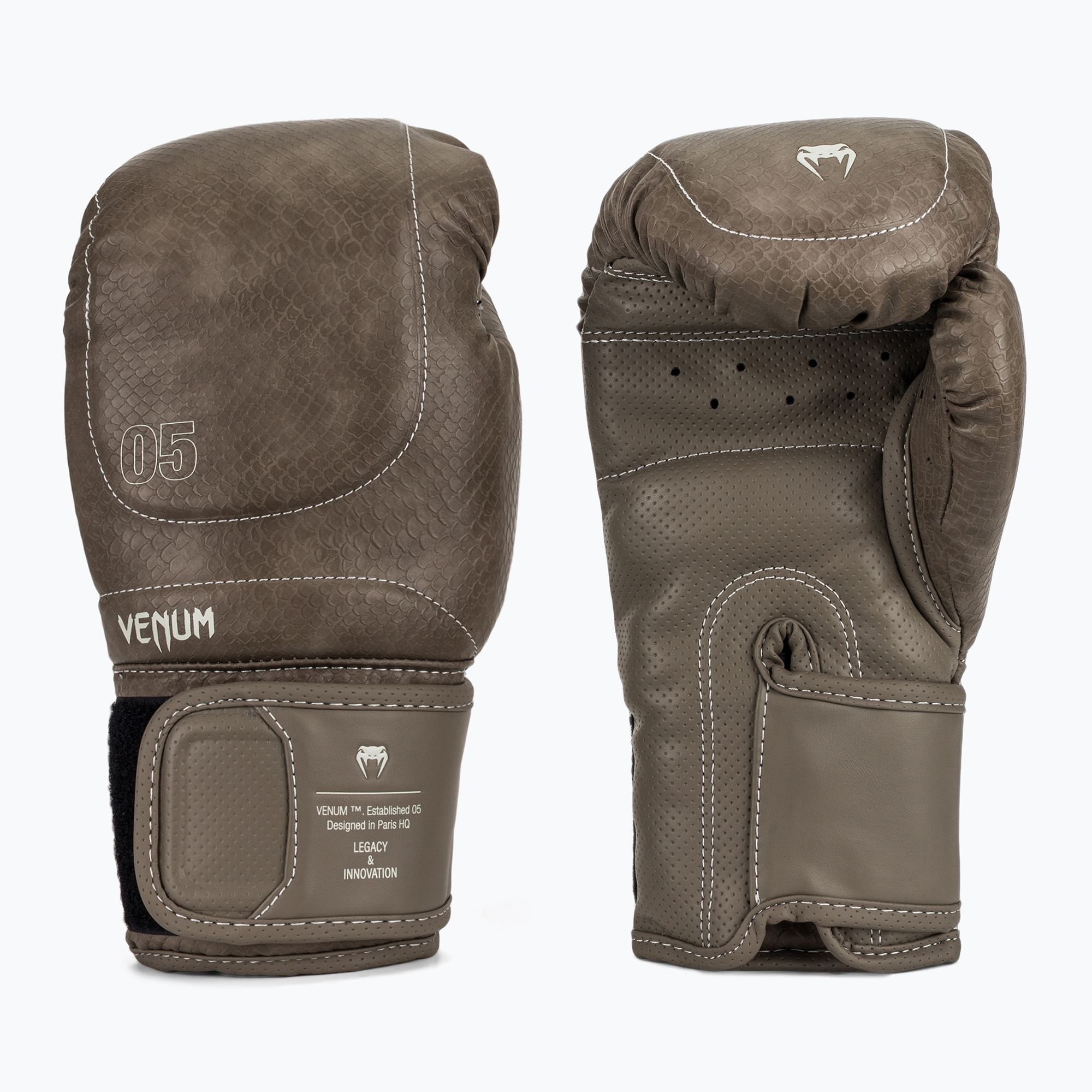 Boxerské rukavice Venum Impact Evo Scales Boxing brown