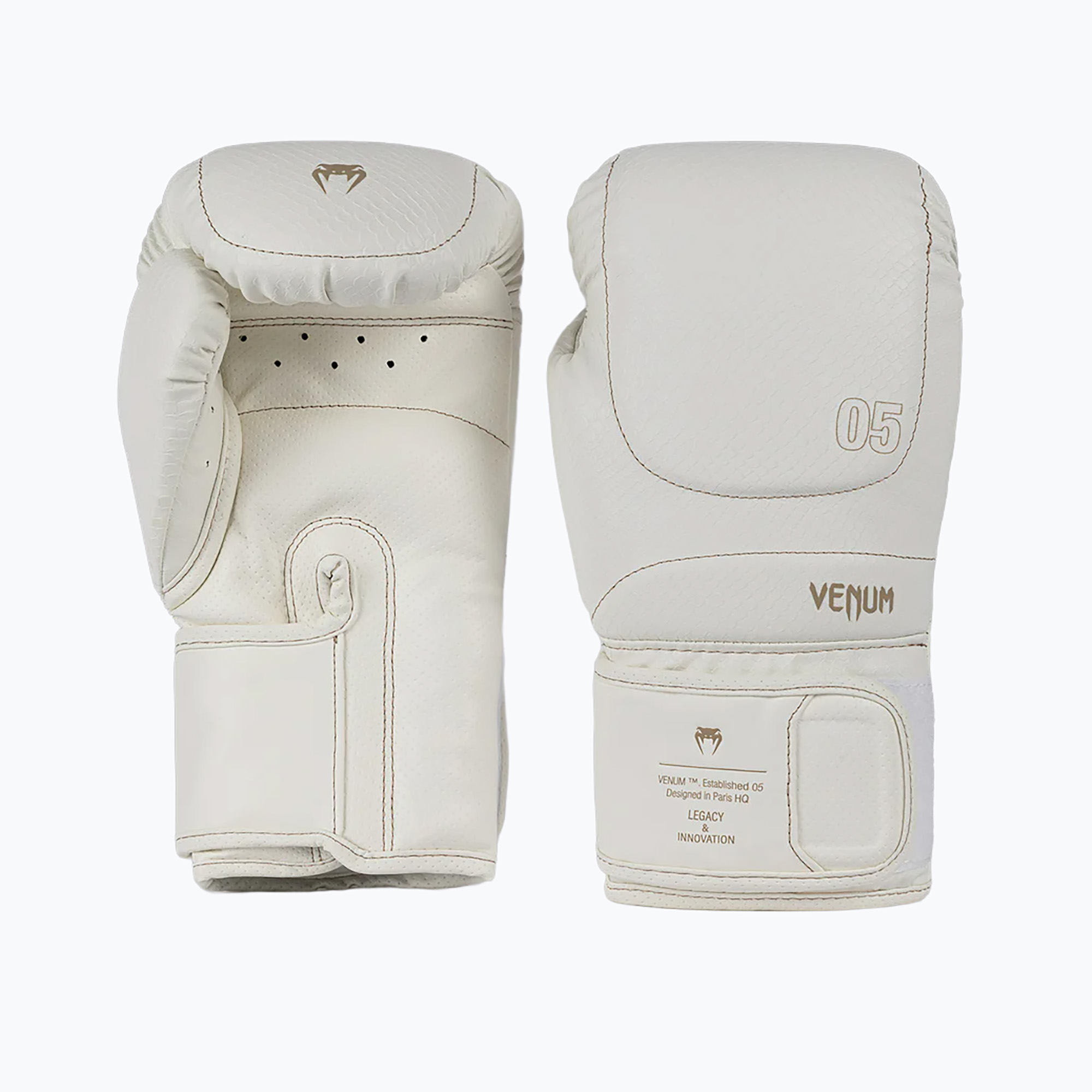Rękawice bokserskie Venum Impact Evo Scales Boxing ivory 