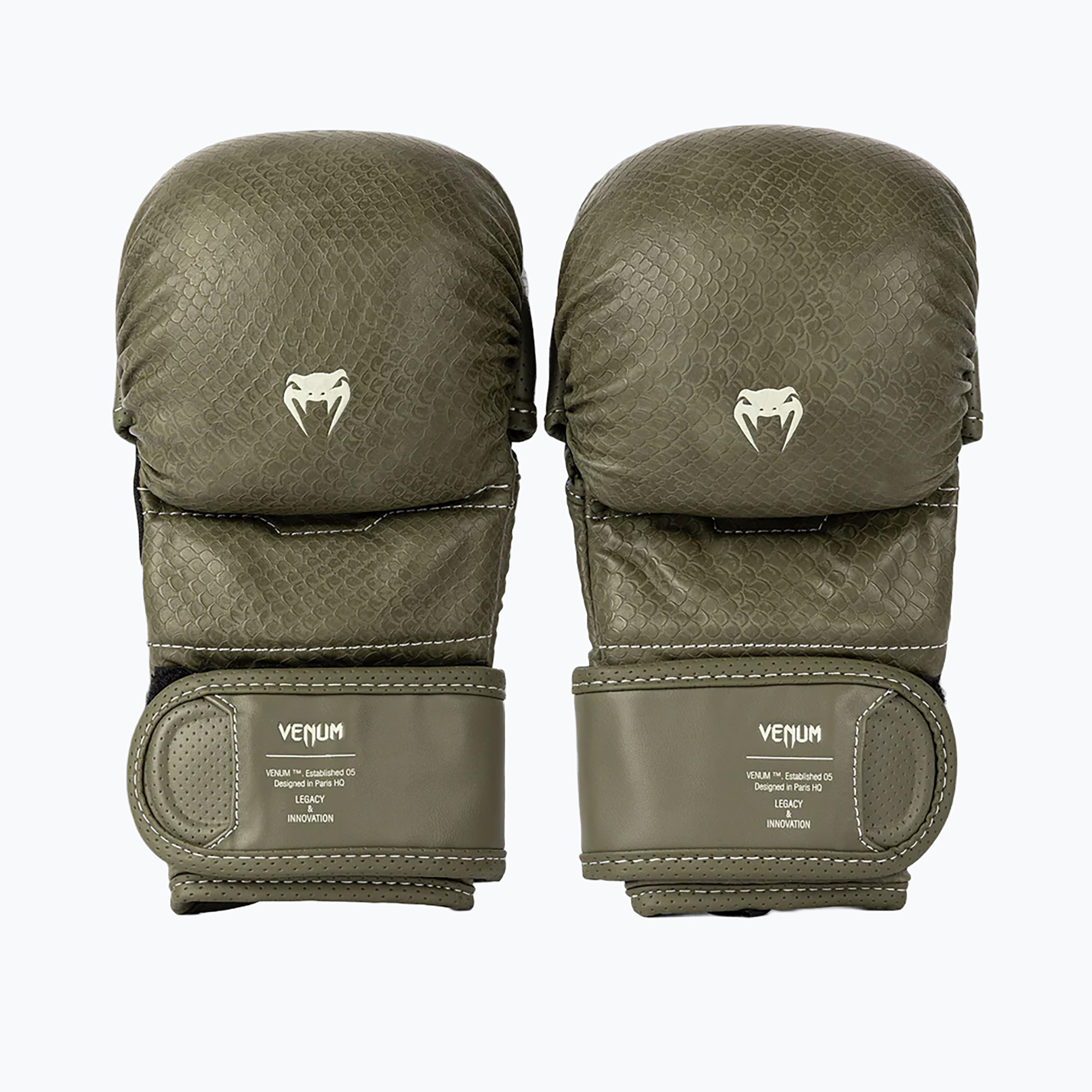 Rękawice sparringowe MMA Venum Impact Evo Scales MMA army green 