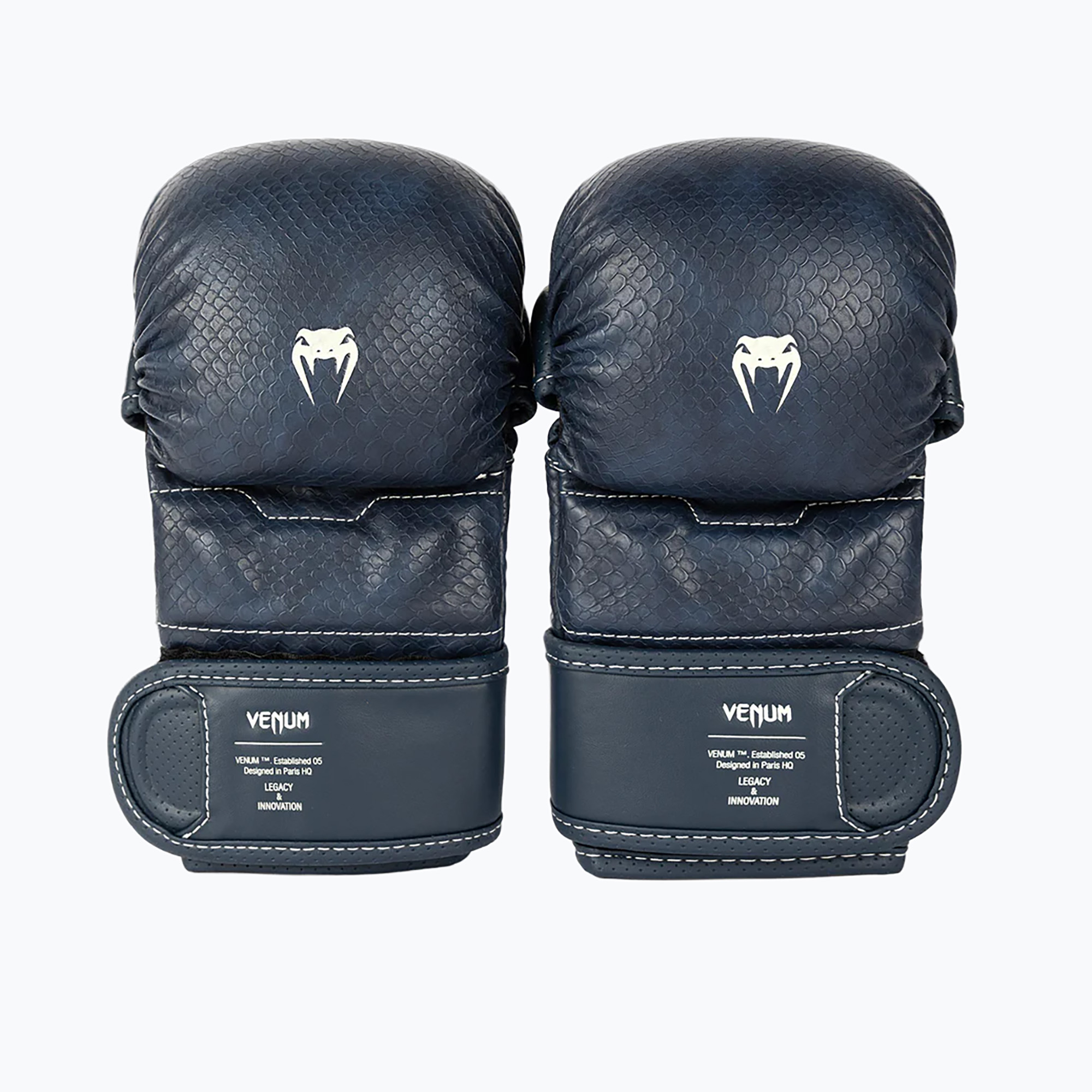 Rękawice sparringowe MMA Venum Impact Evo Scales MMA midnight blue 
