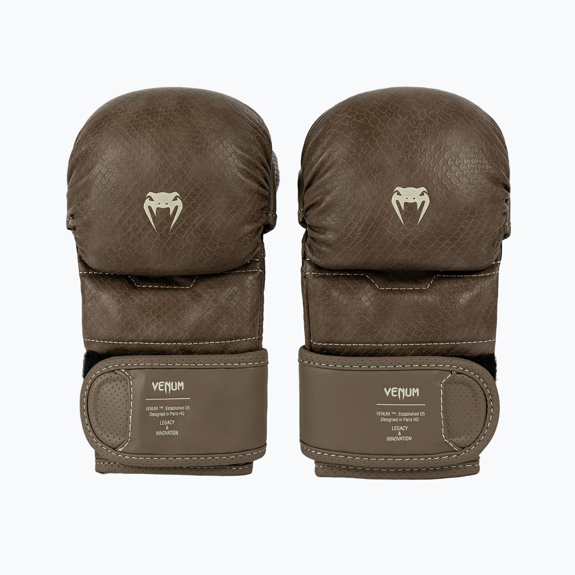 Rękawice sparringowe MMA Venum Impact Evo Scales MMA brown 