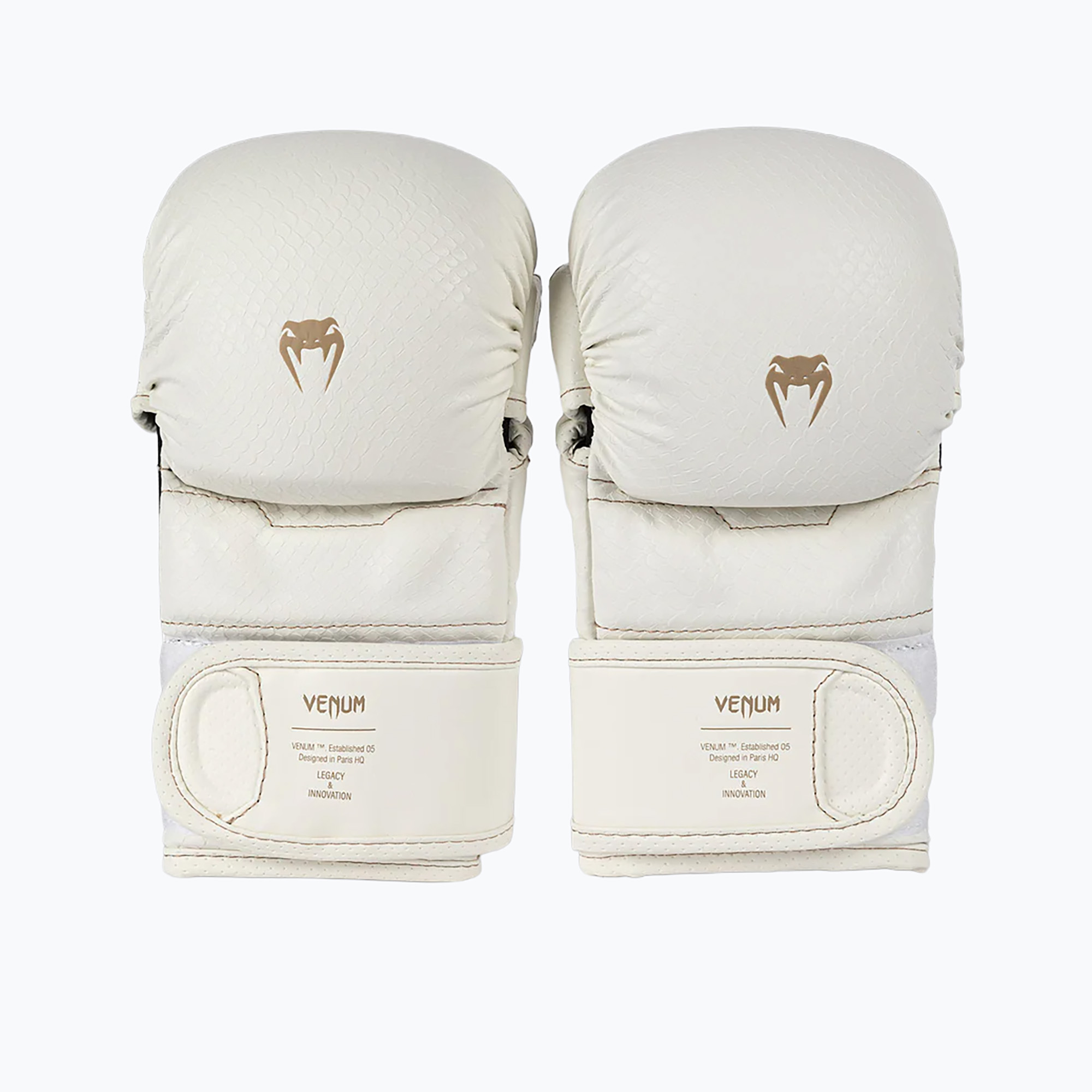 Rękawice sparringowe MMA Venum Impact Evo Scales MMA ivory 